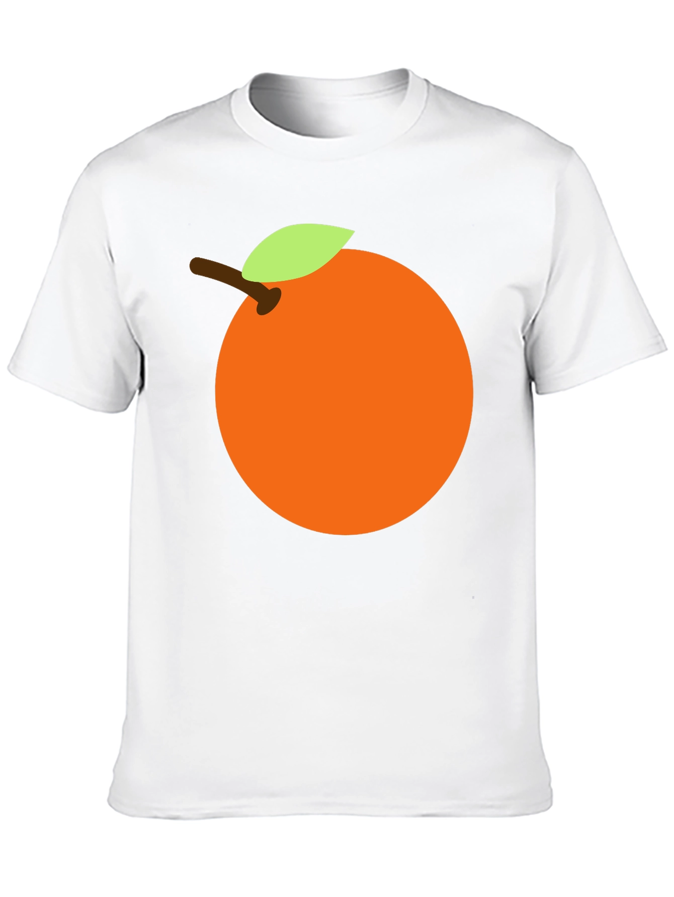 Orange Graphic Tee - Casual Style