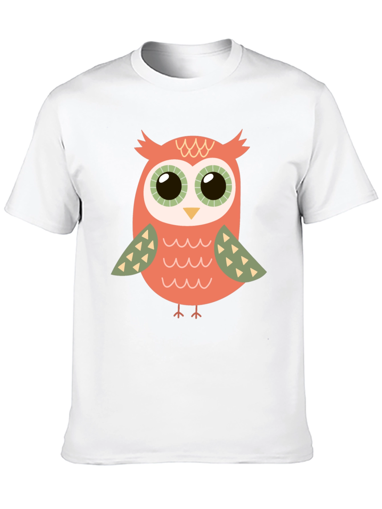 Cute Owl Graphic T-Shirt - Black Cotton Tee