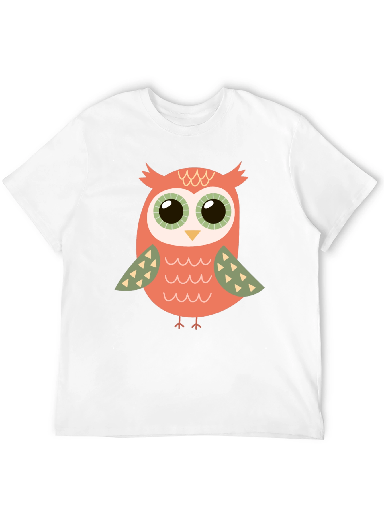 Cute Owl Graphic T-Shirt - Black Cotton Tee