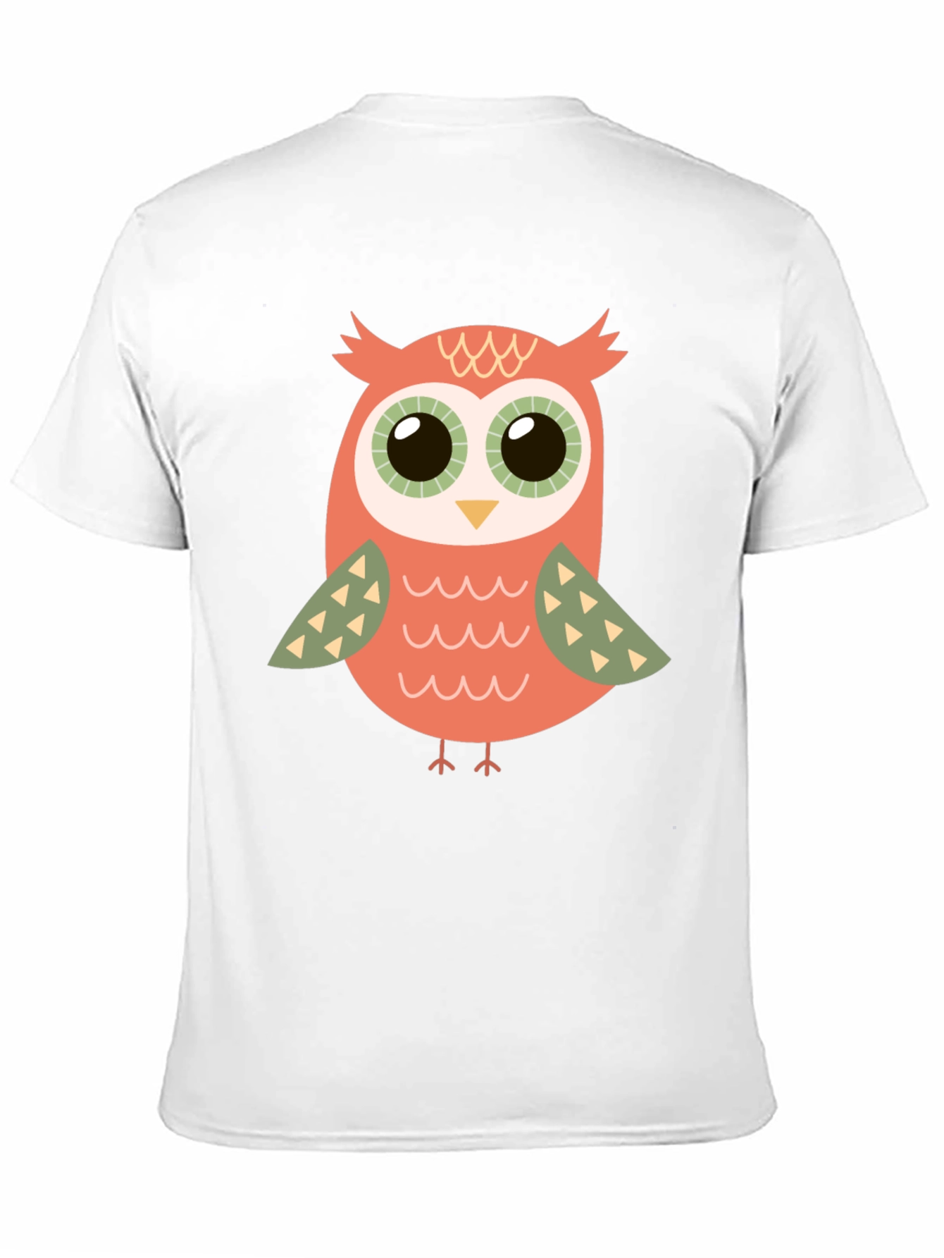 Cute Owl Graphic T-Shirt - Black Cotton Tee