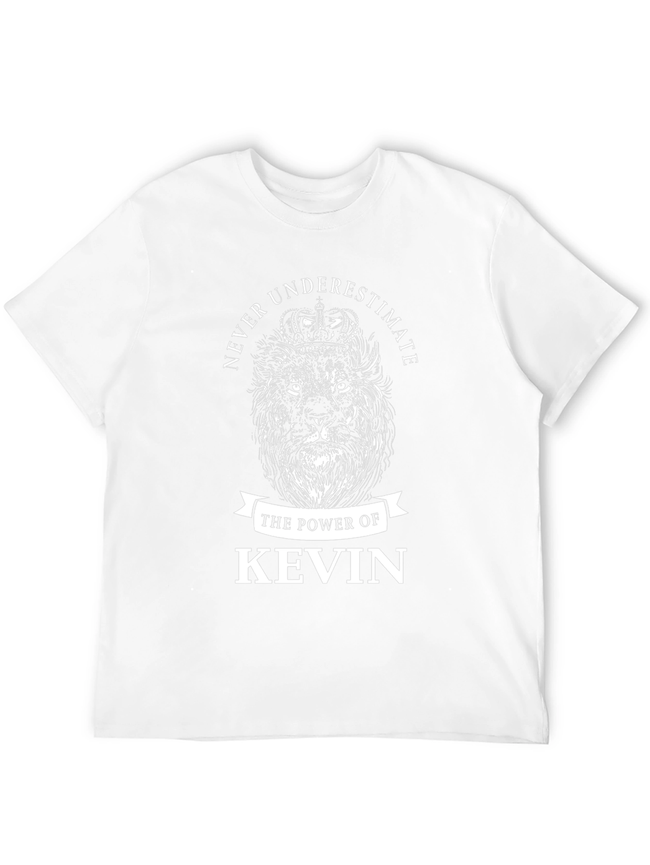 Never Underestimate Kevin Lion Crown T-Shirt