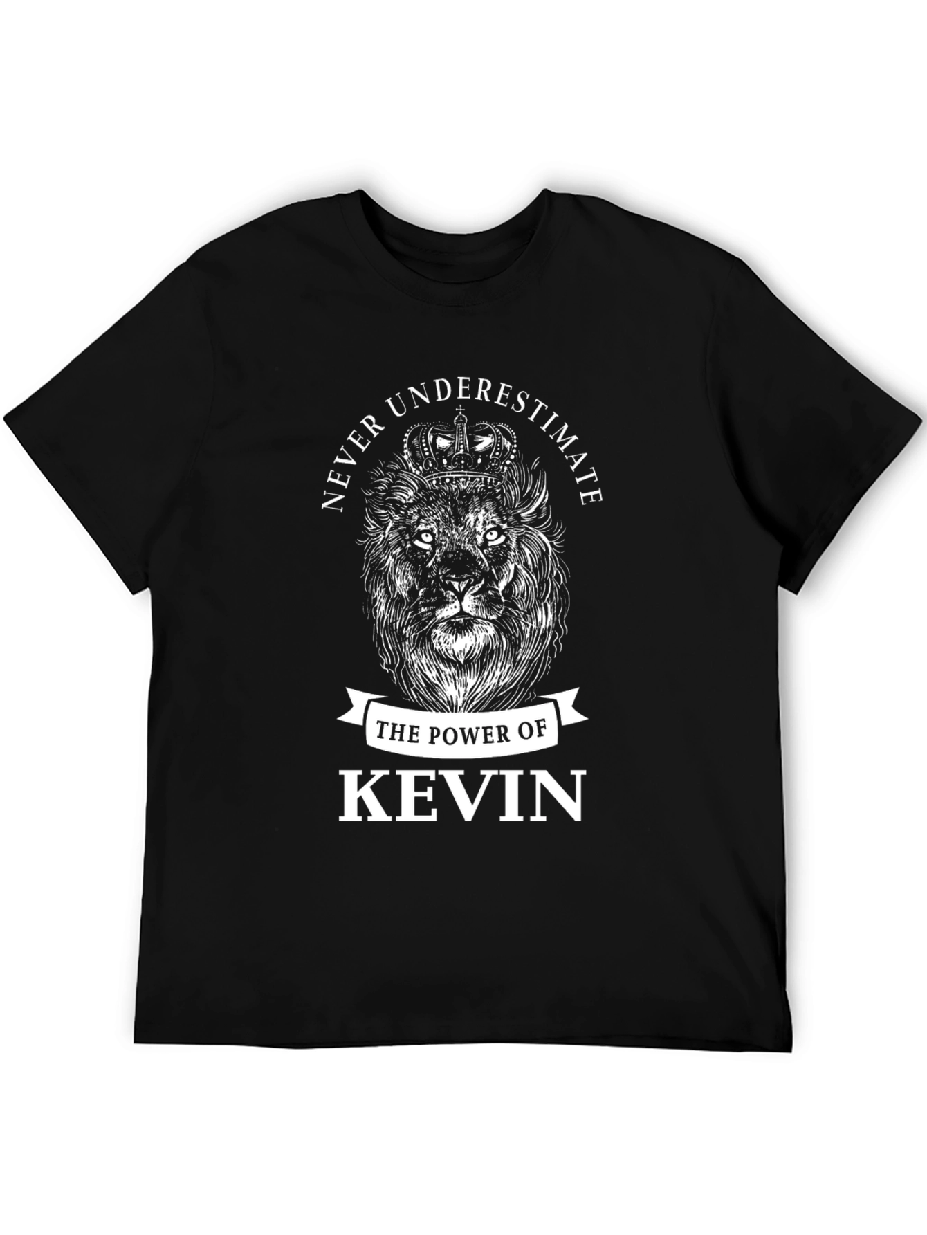Never Underestimate Kevin Lion Crown T-Shirt