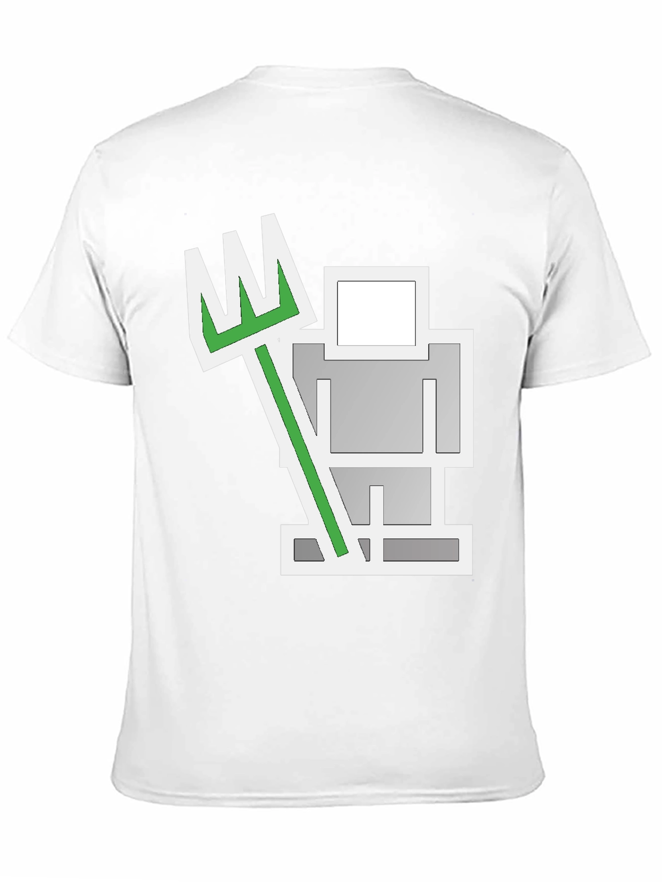 Abstract Geometric Farmer Graphic Tee