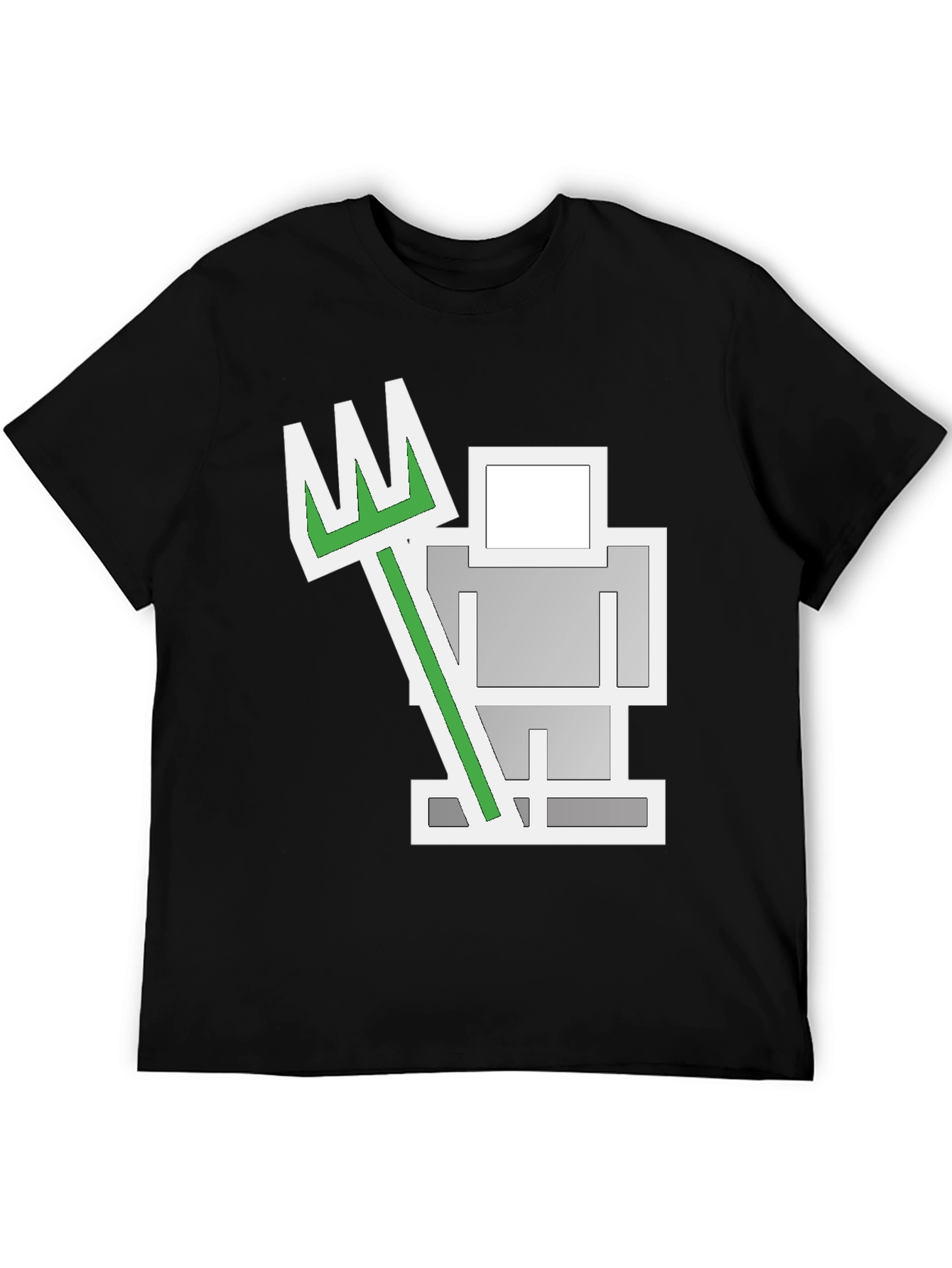 Abstract Geometric Farmer Graphic Tee