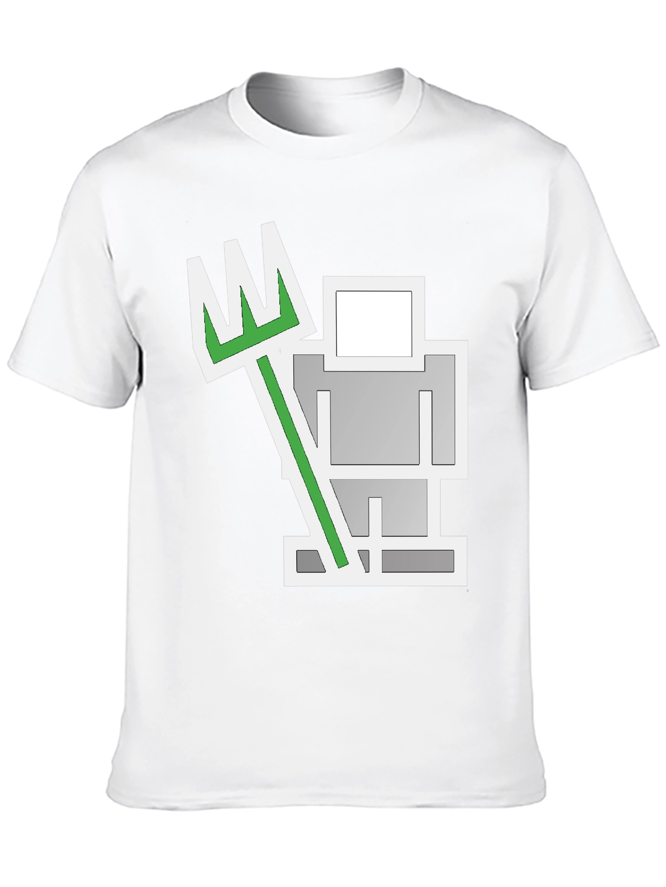 Abstract Geometric Farmer Graphic Tee
