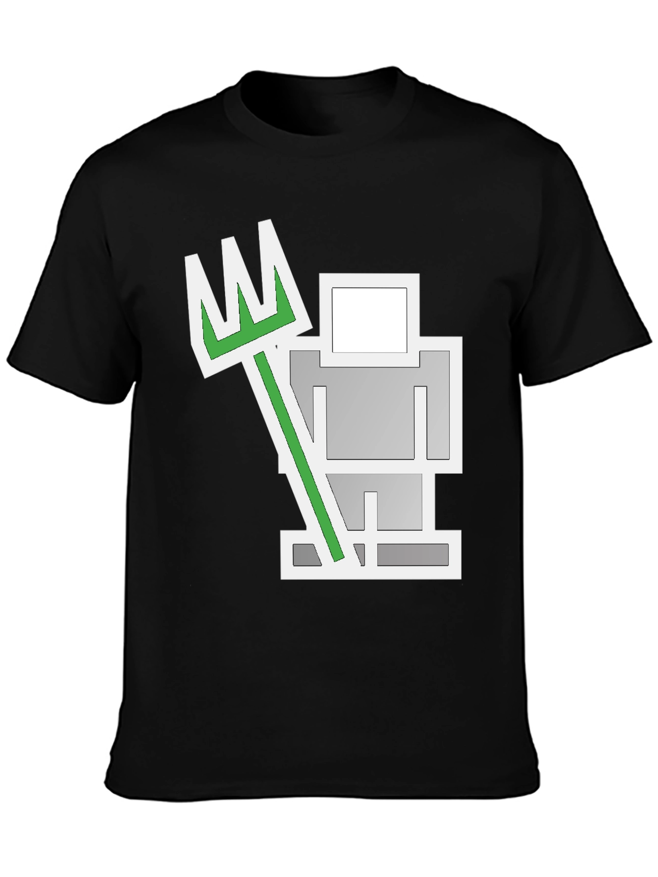 Abstract Geometric Farmer Graphic Tee