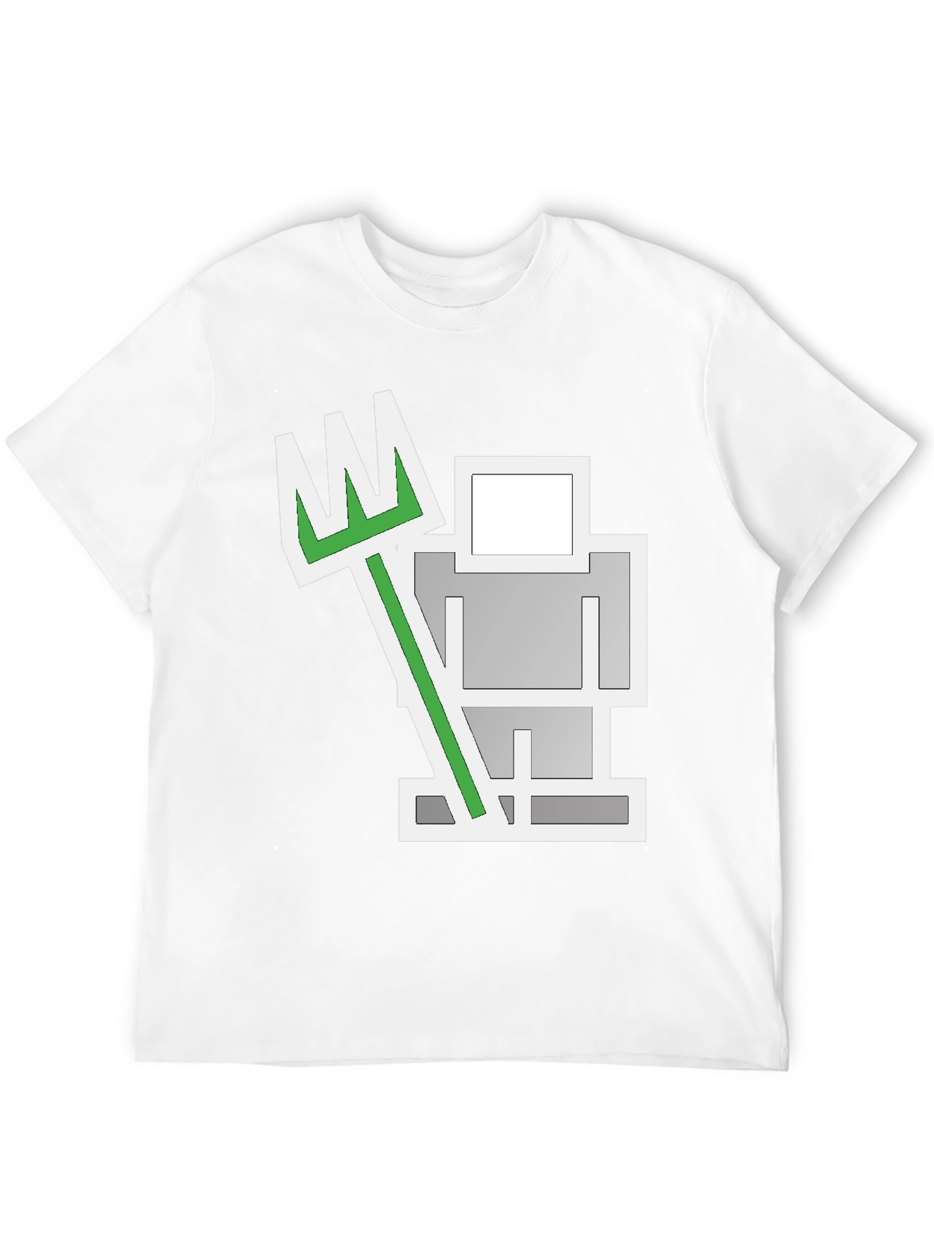 Abstract Geometric Farmer Graphic Tee