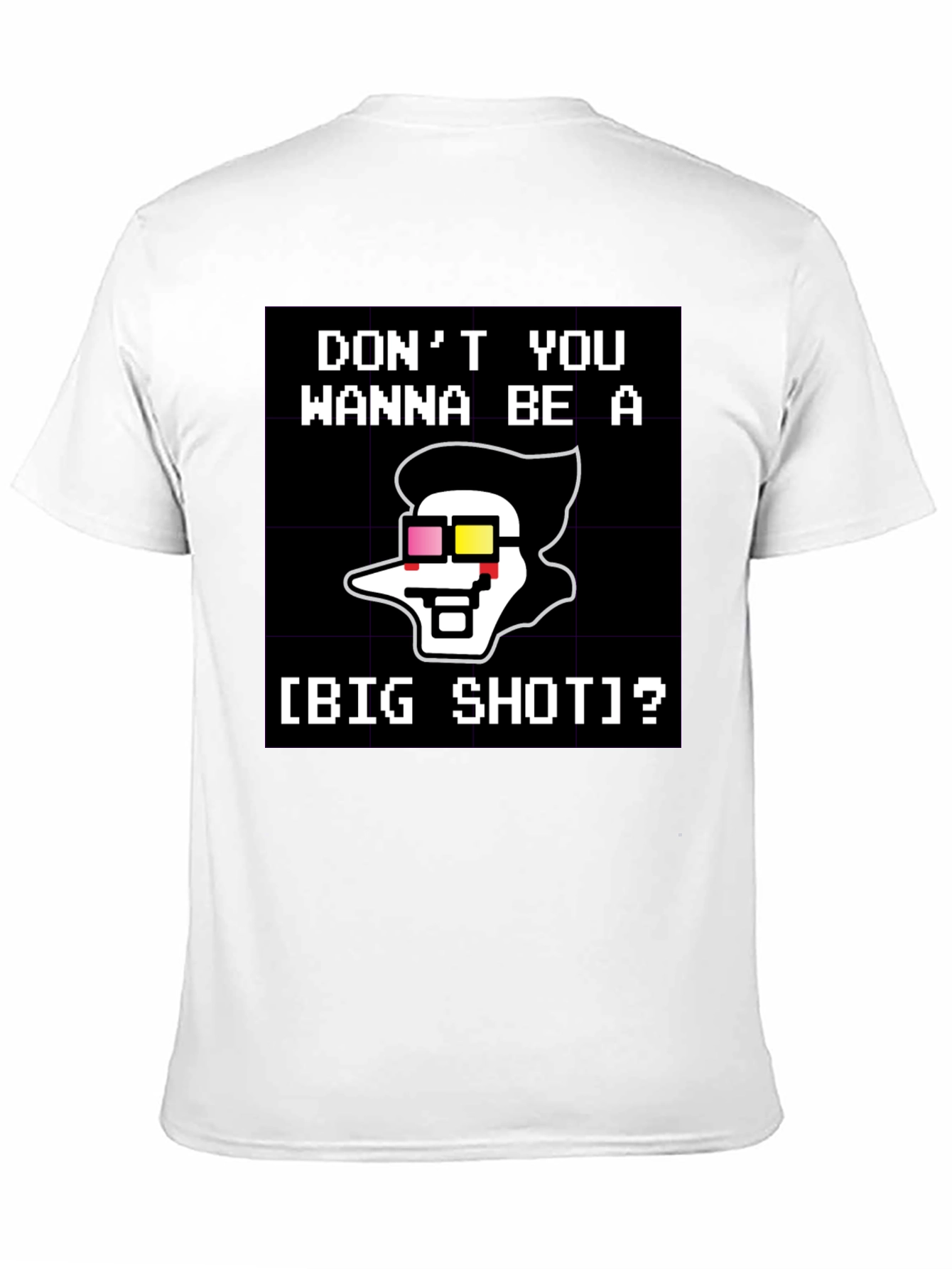 Big Shot T-Shirt - Pixel Art Style