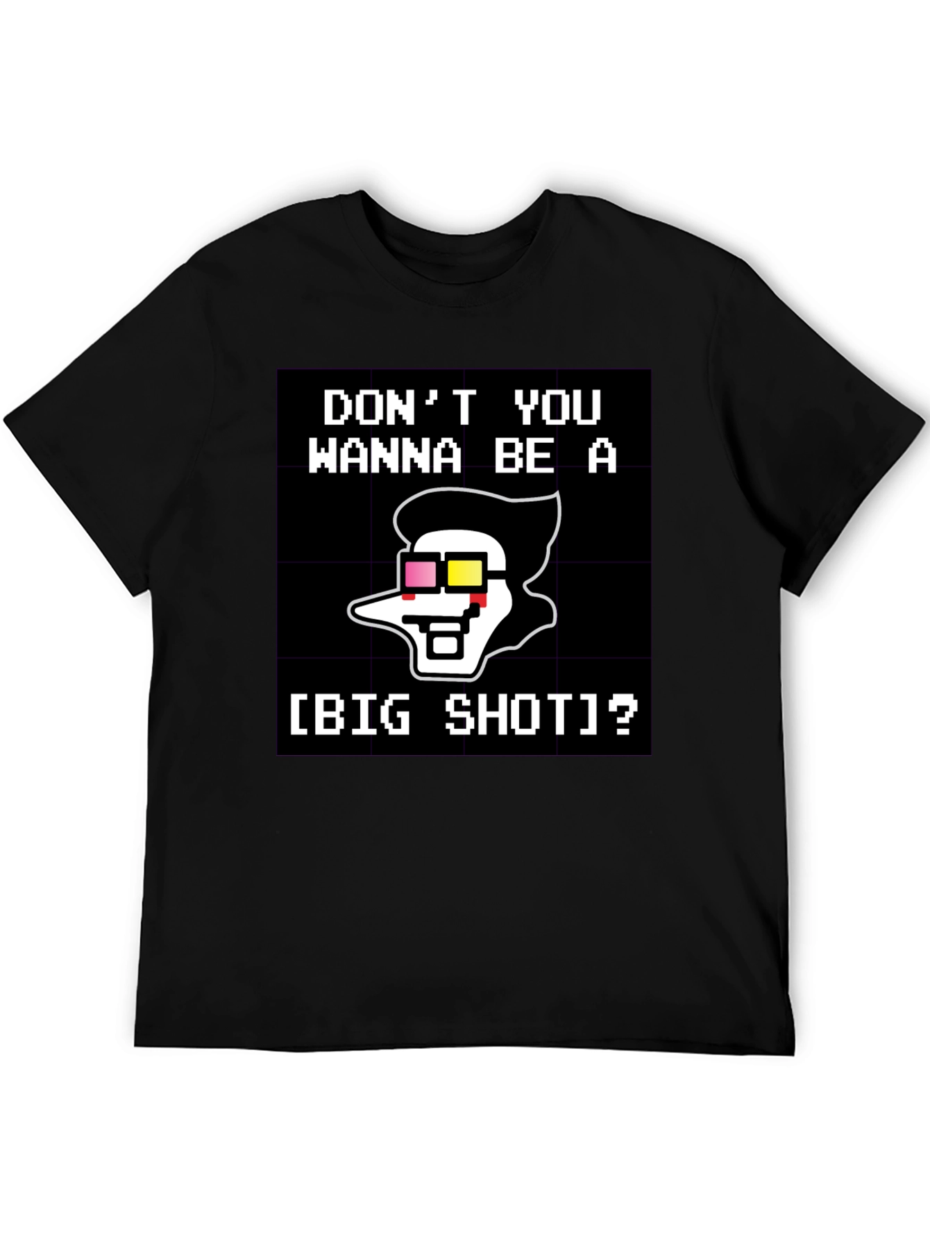 Big Shot T-Shirt - Pixel Art Style