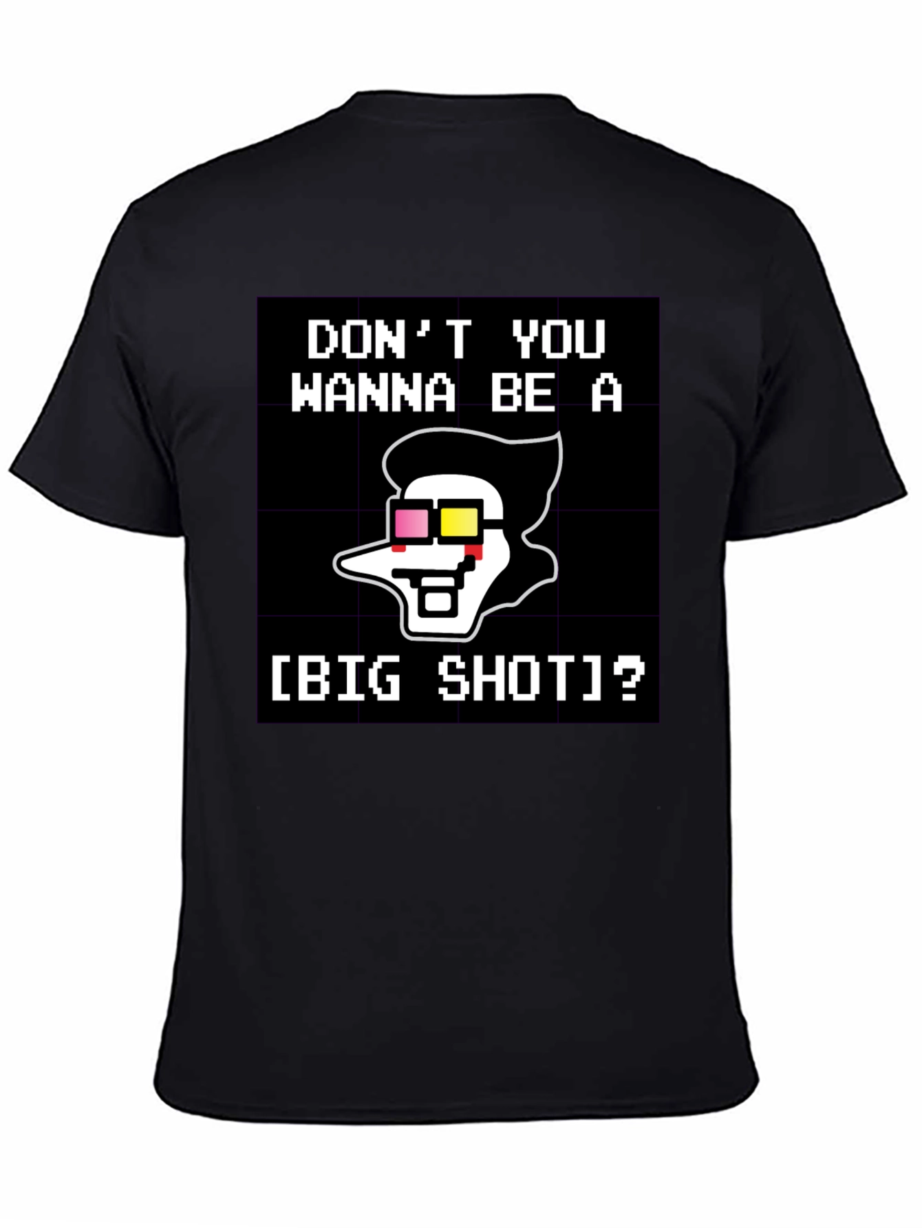 Big Shot T-Shirt - Pixel Art Style