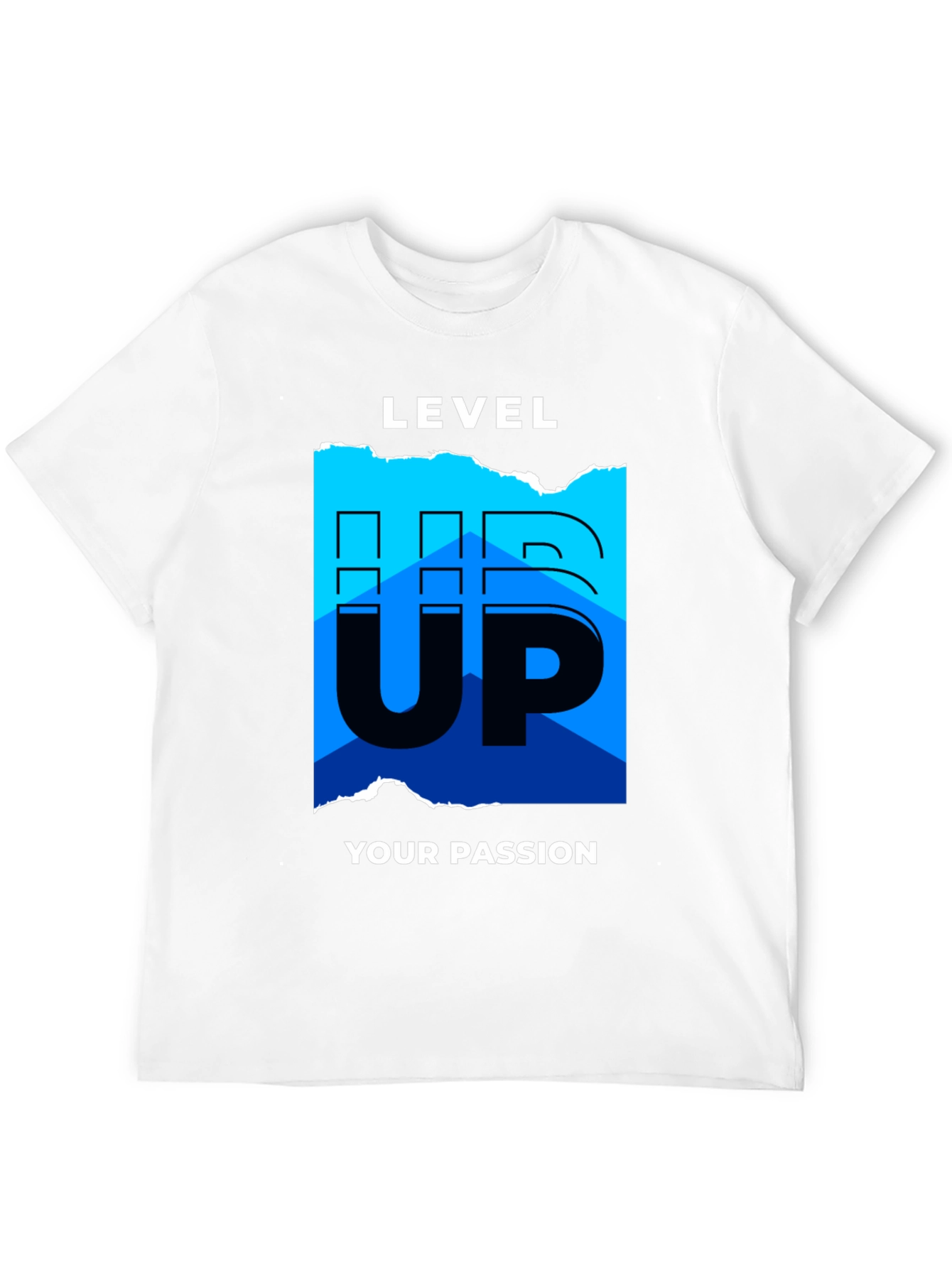Level Up Your Passion Graphic Tee - Black