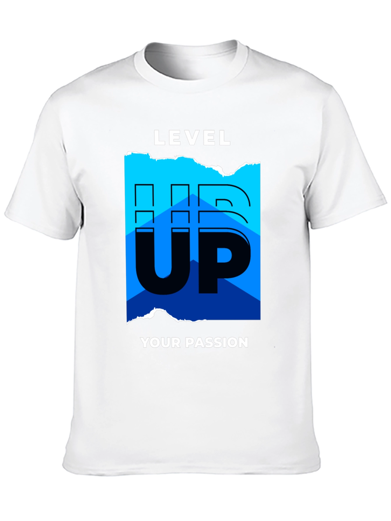 Level Up Your Passion Graphic Tee - Black
