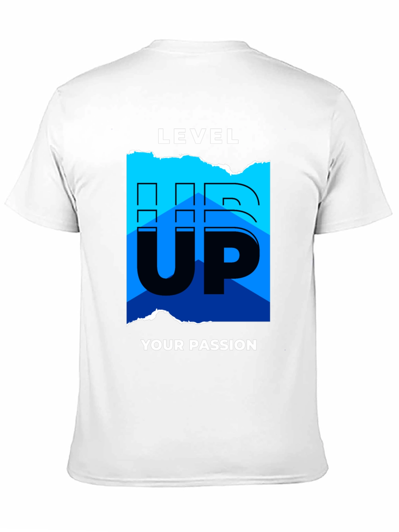 Level Up Your Passion Graphic Tee - Black