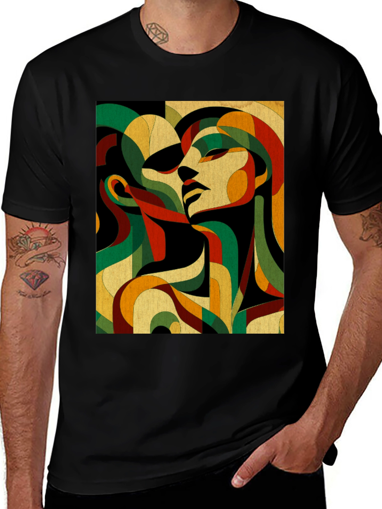 Abstract Art T-Shirt - Stylish Graphic Tee