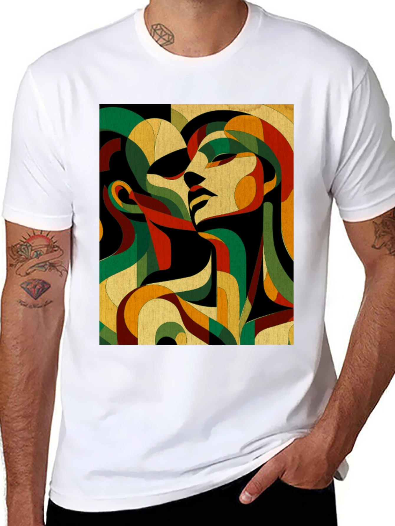 Abstract Art T-Shirt - Stylish Graphic Tee