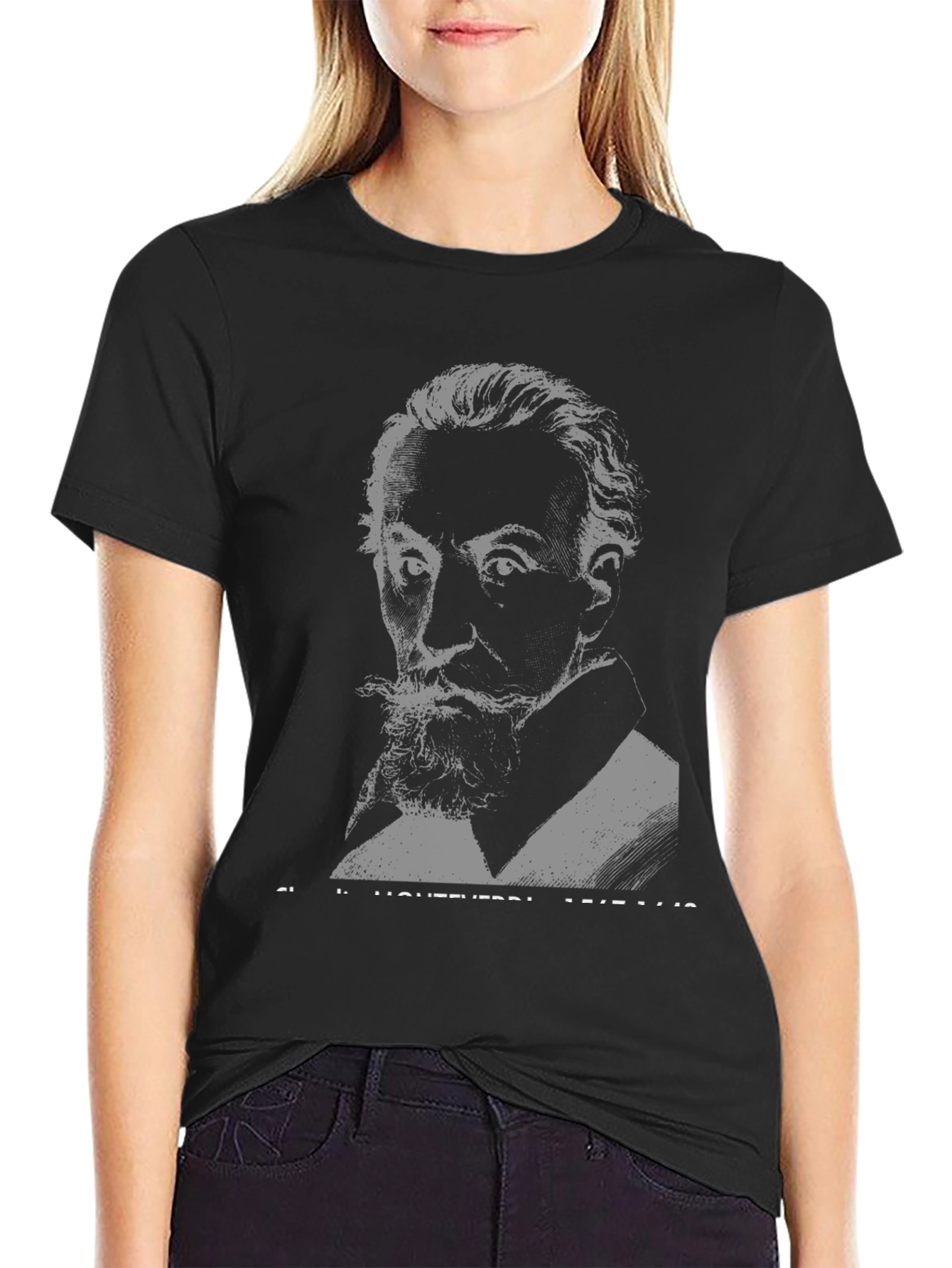 Monteverdi Portrait Black T-Shirt