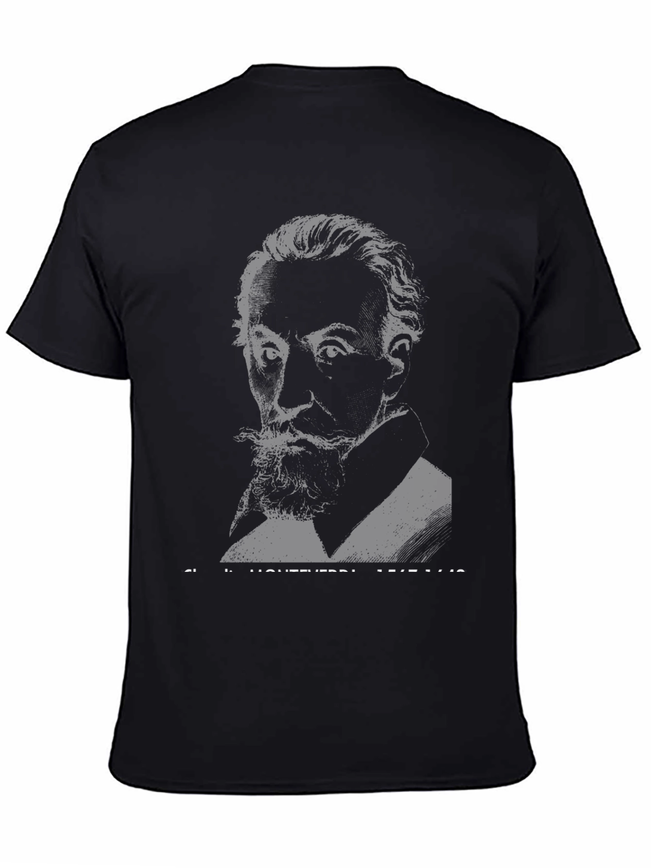 Monteverdi Portrait Black T-Shirt