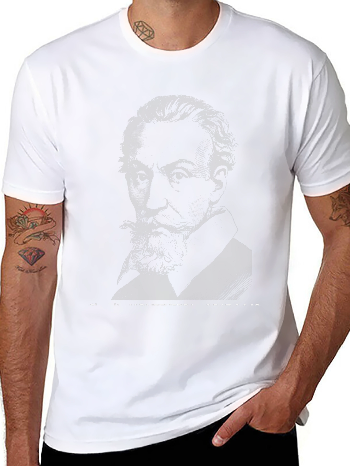 Monteverdi Portrait Black T-Shirt