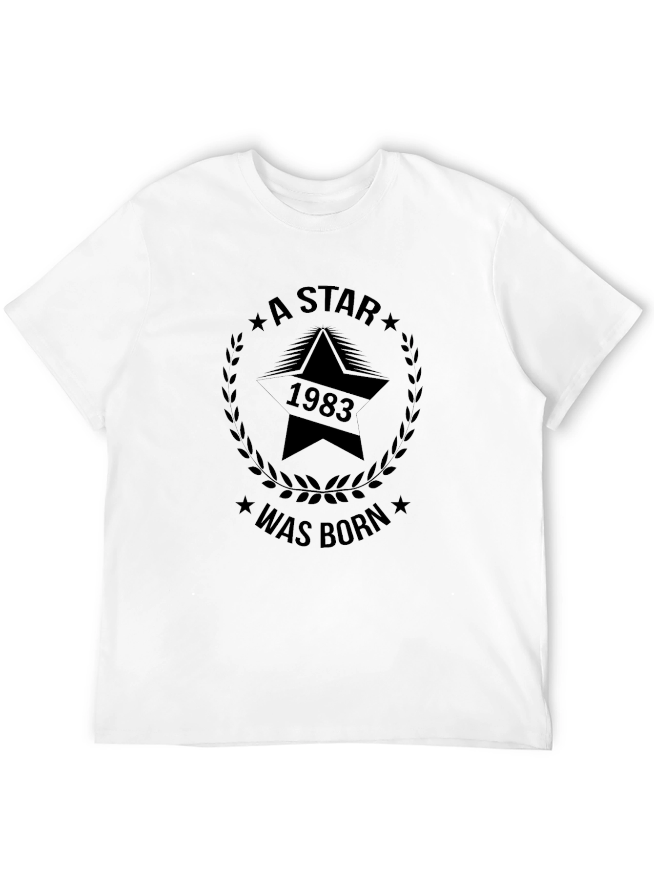 A Star Was Born 1983 Black T-Shirt