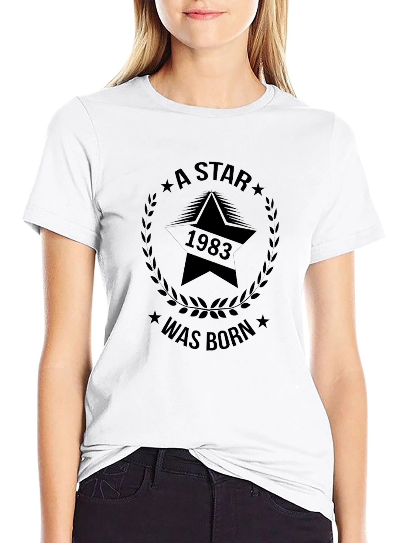 A Star Was Born 1983 Black T-Shirt