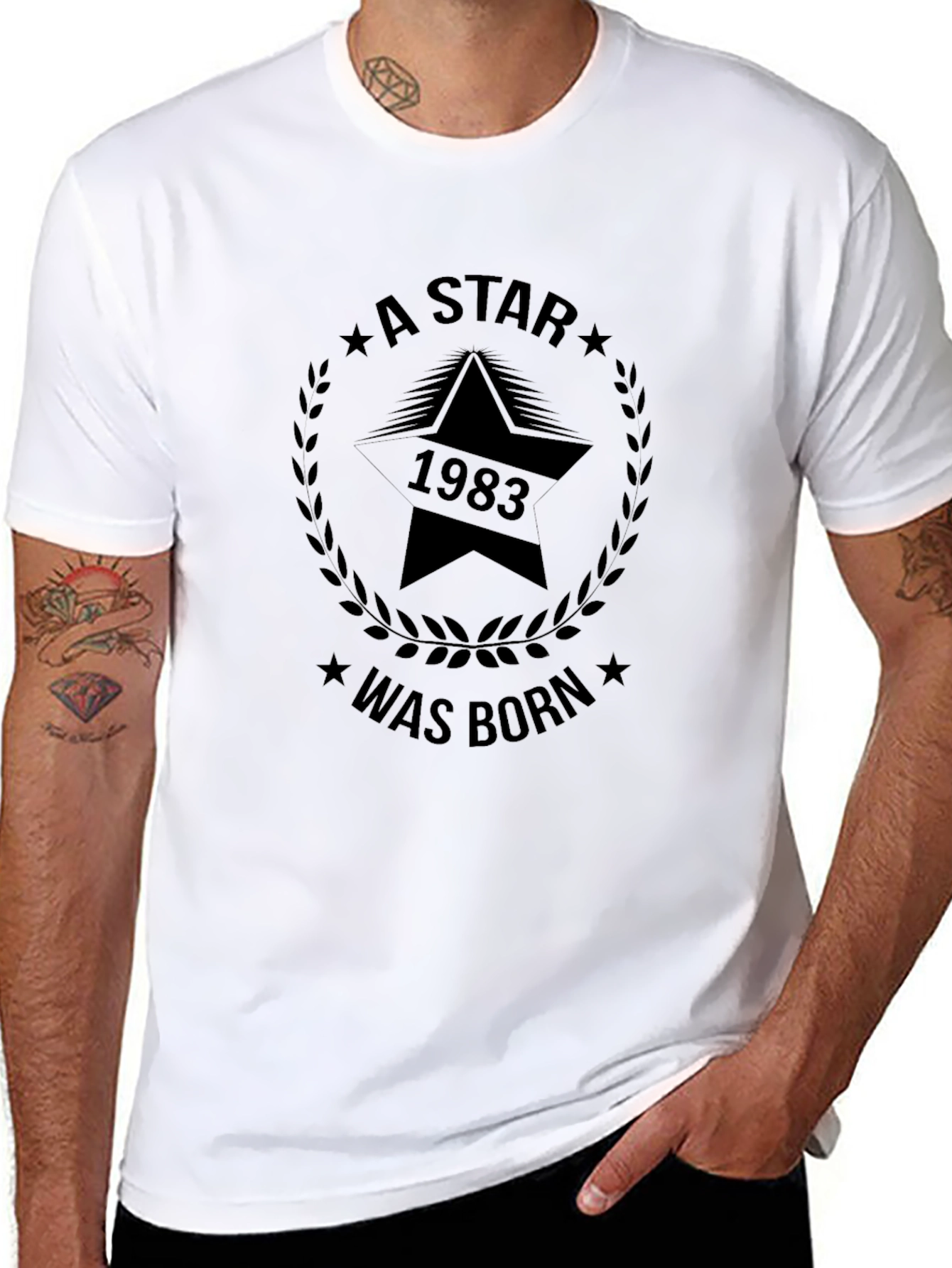 A Star Was Born 1983 Black T-Shirt