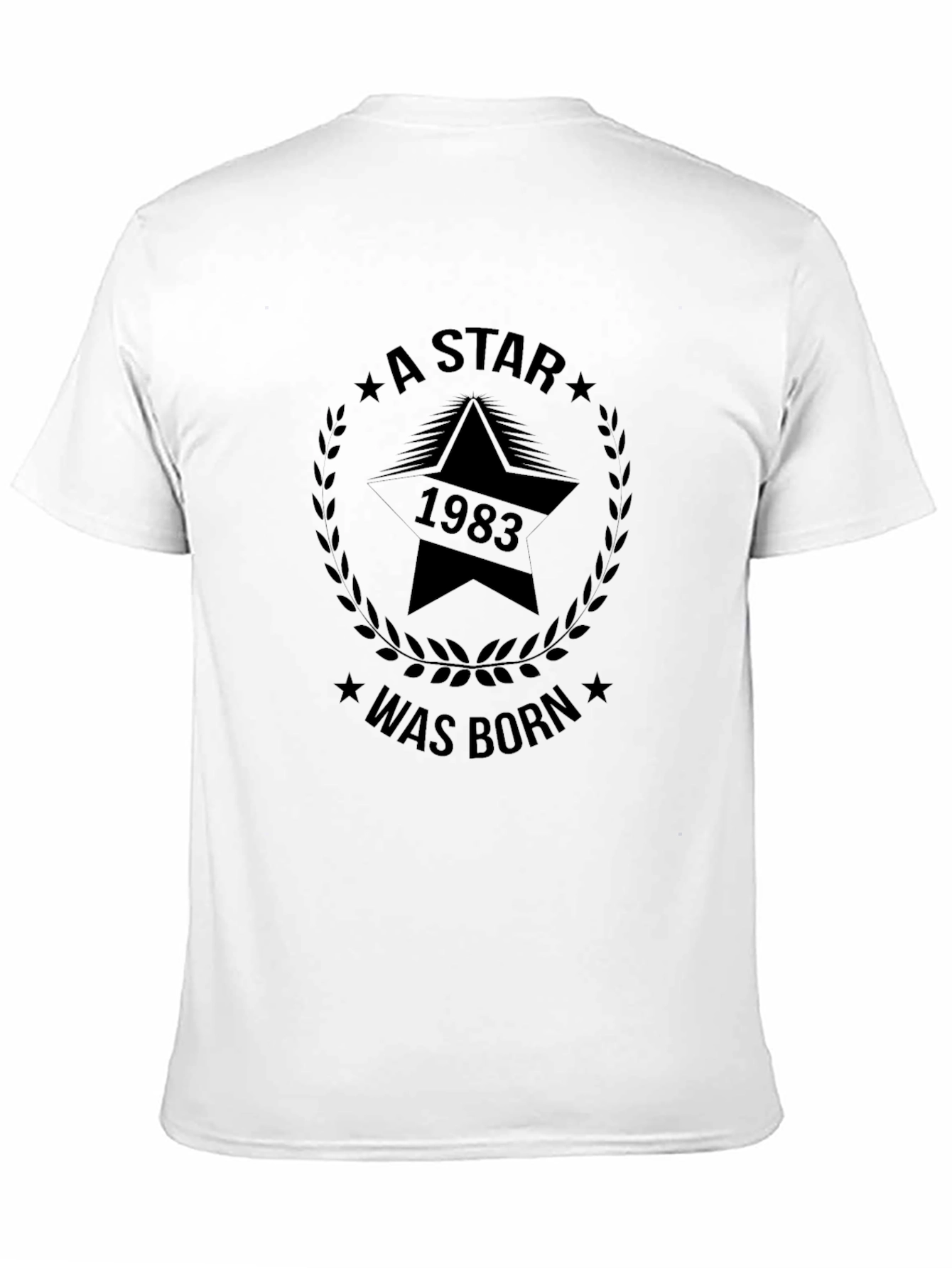 A Star Was Born 1983 Black T-Shirt