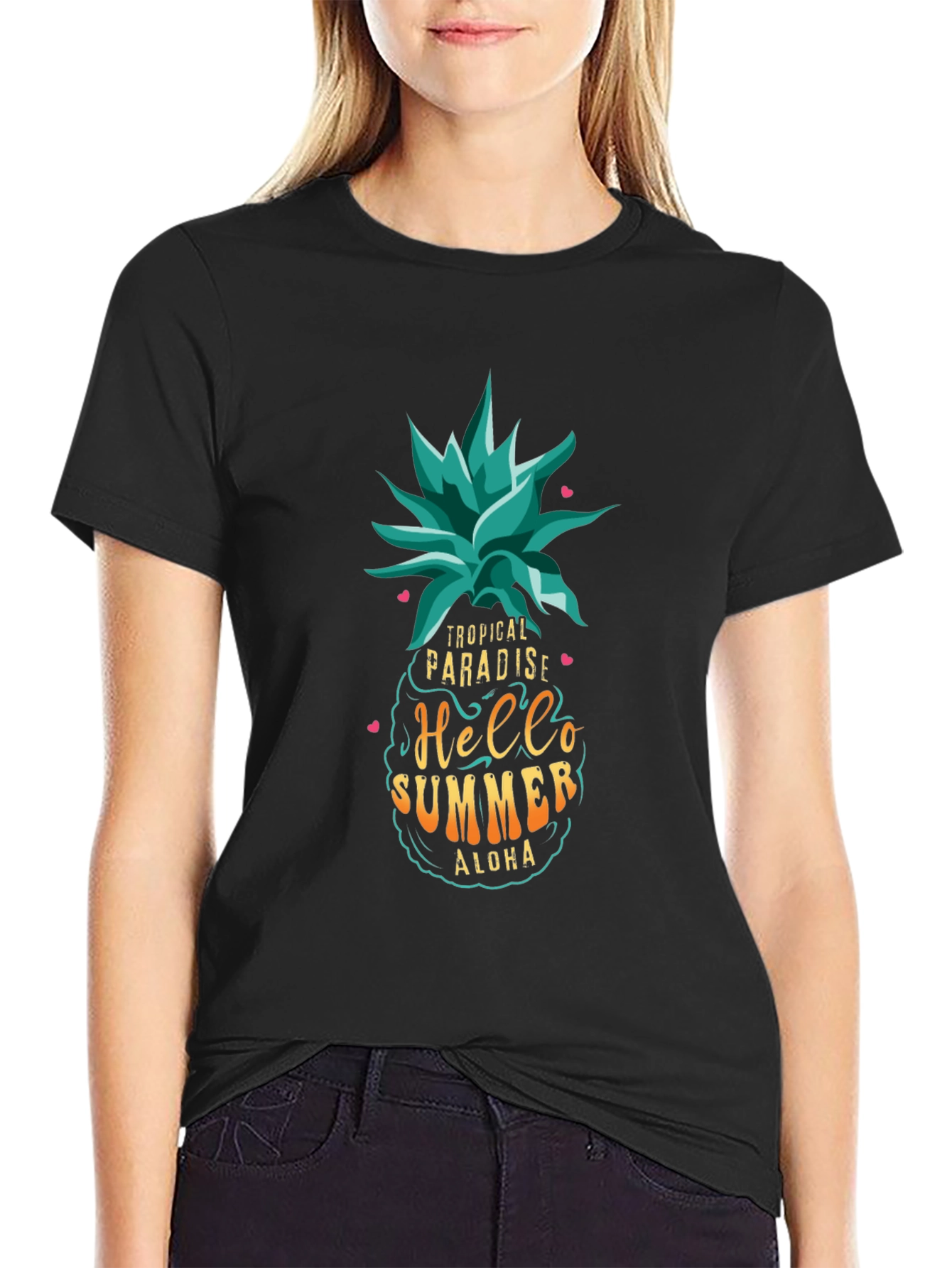 Tropical Paradise Summer T-Shirt - Aloha Vibes