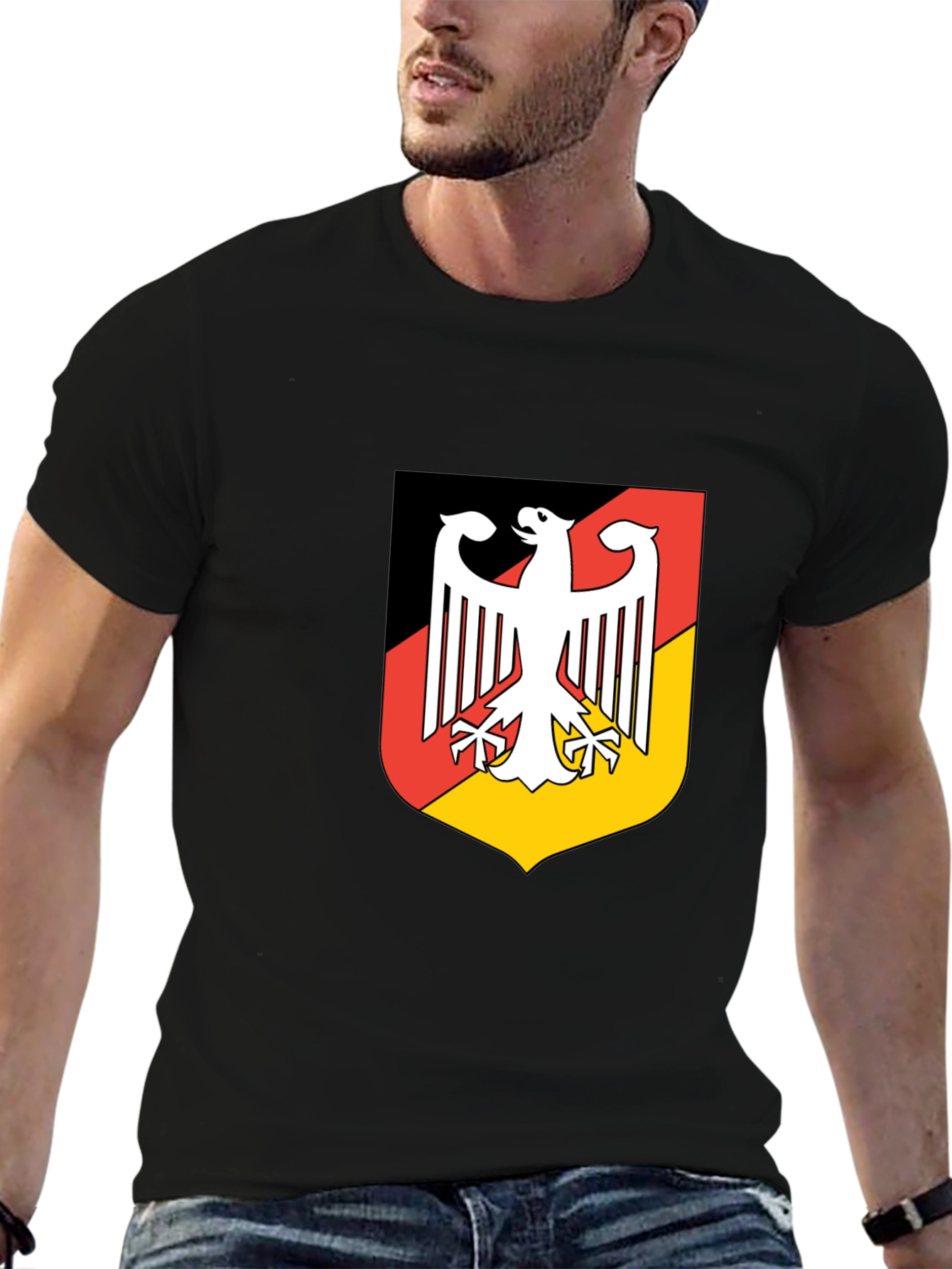 German Coat of Arms Graphic Black T-Shirt