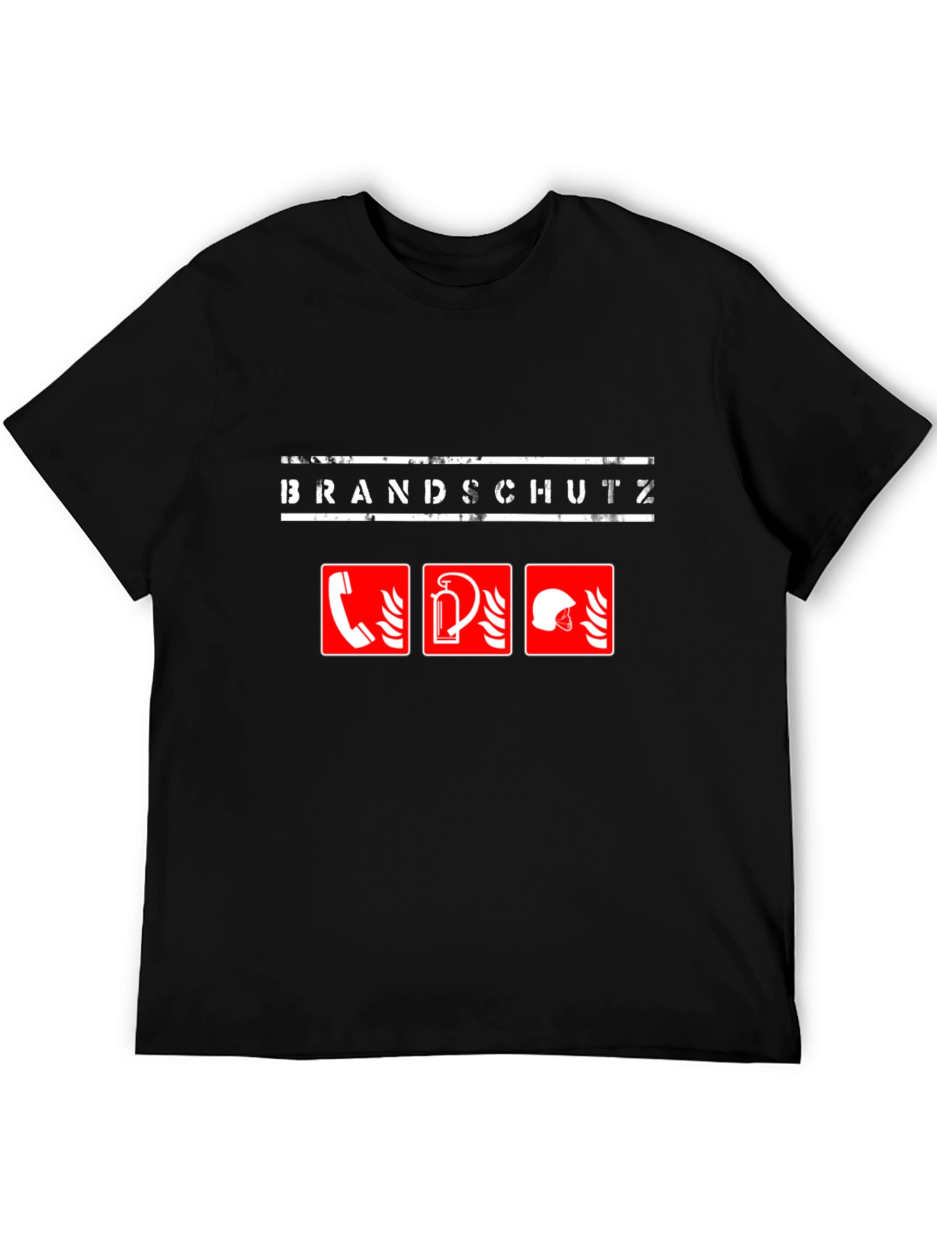 Fire Safety T-Shirt - Brandschutz Design