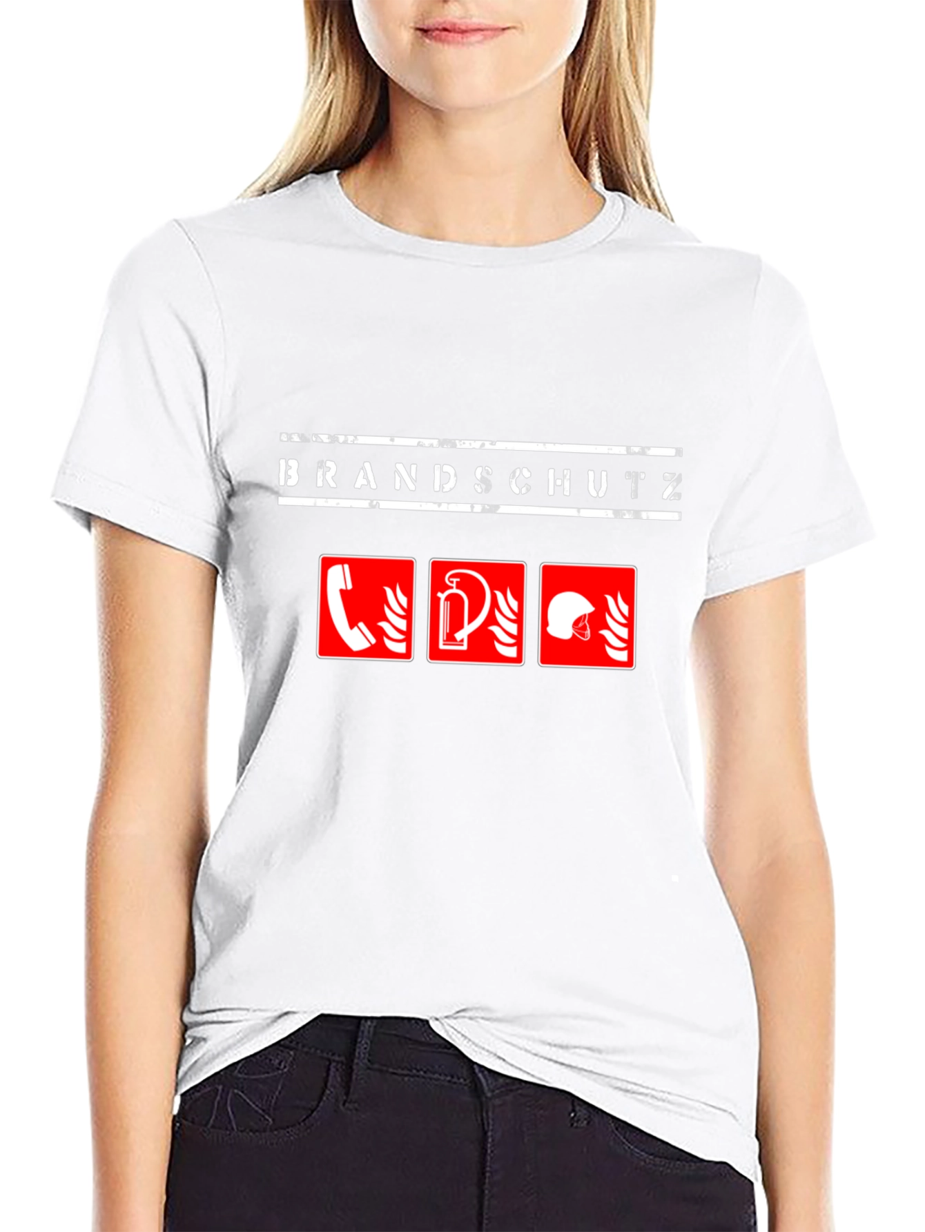 Fire Safety T-Shirt - Brandschutz Design