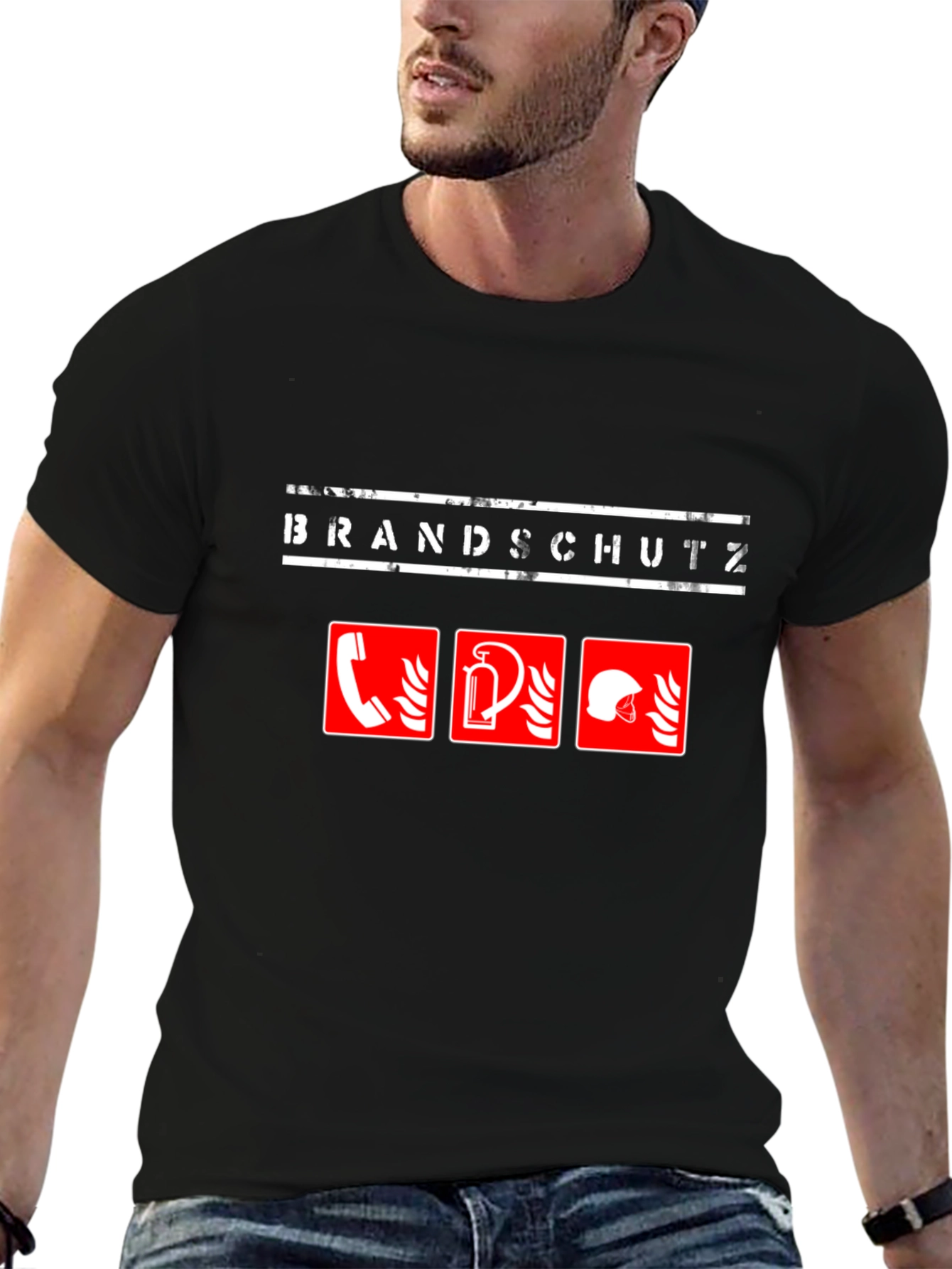 Fire Safety T-Shirt - Brandschutz Design