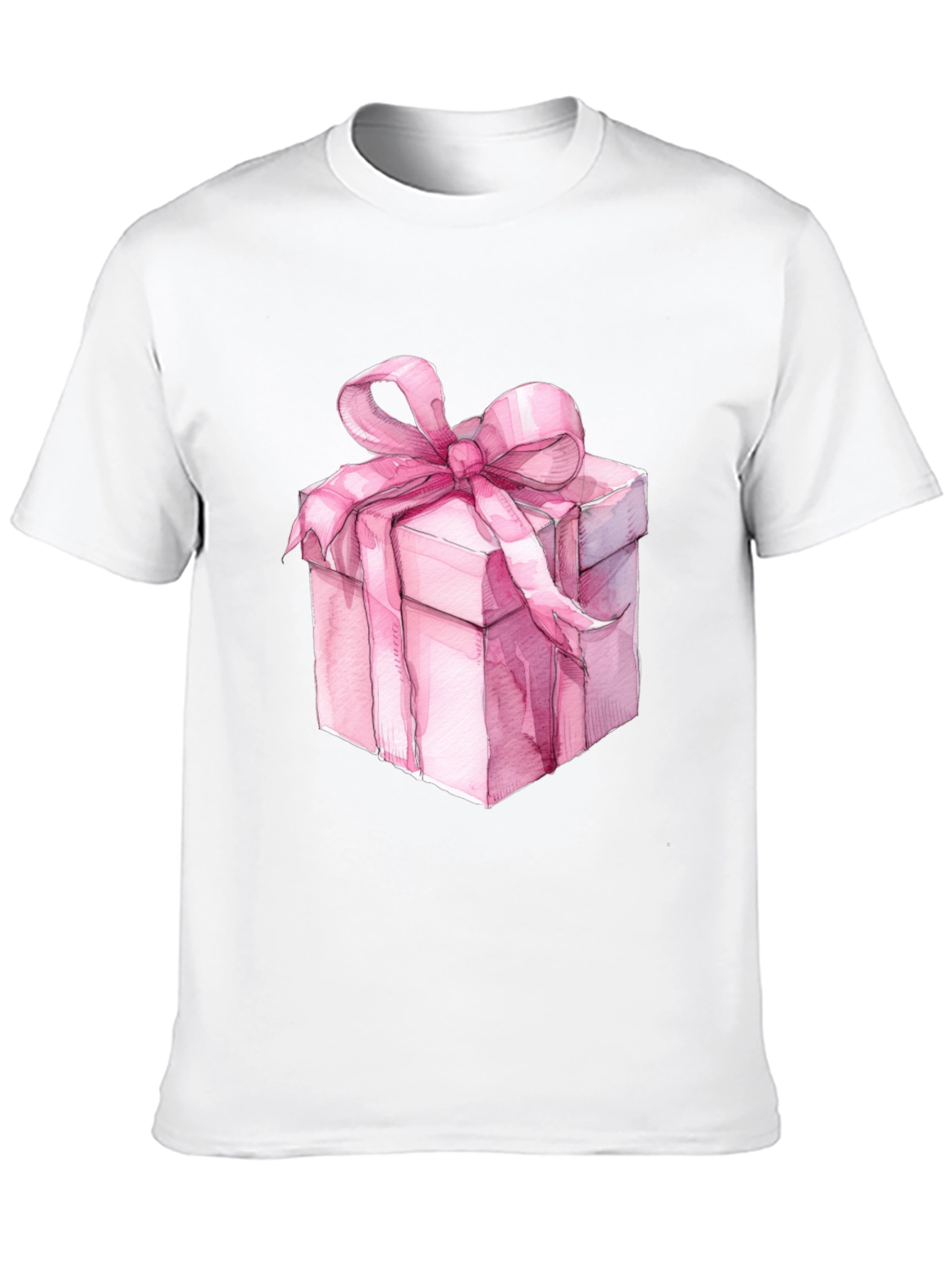 Pink Gift Box Graphic Tee