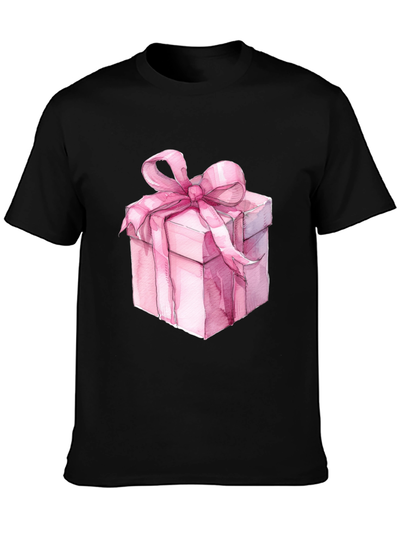 Pink Gift Box Graphic Tee