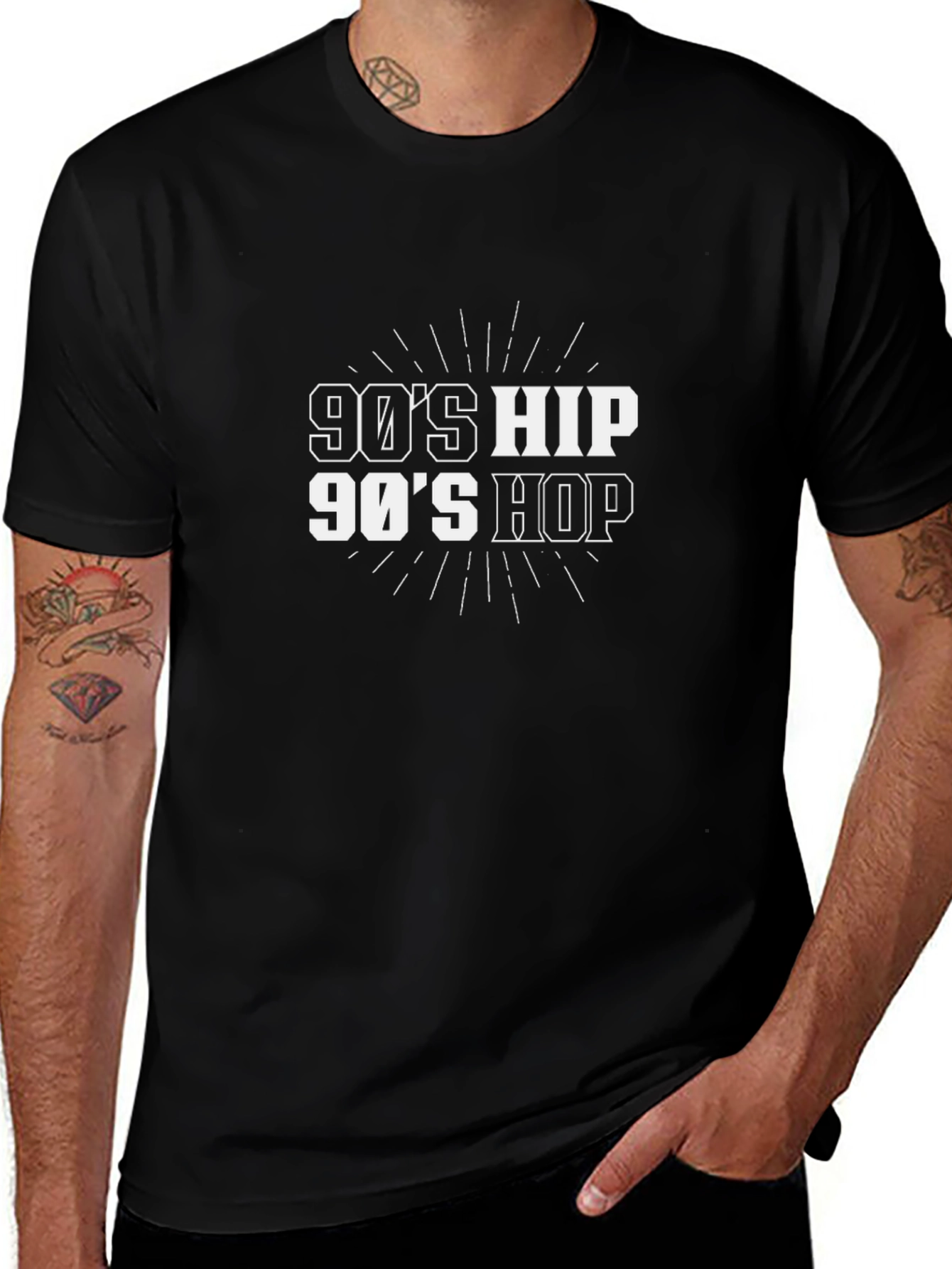 90s Hip Hop Graphic T-Shirt - Retro Style