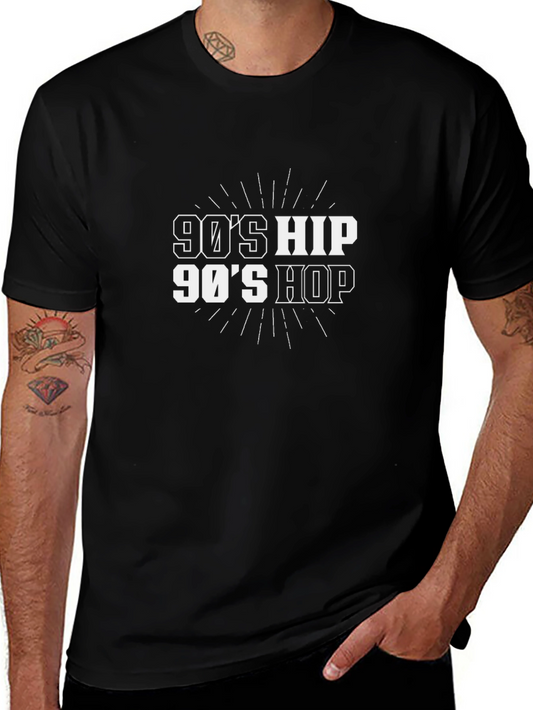 90s Hip Hop Graphic T-Shirt - Retro Style
