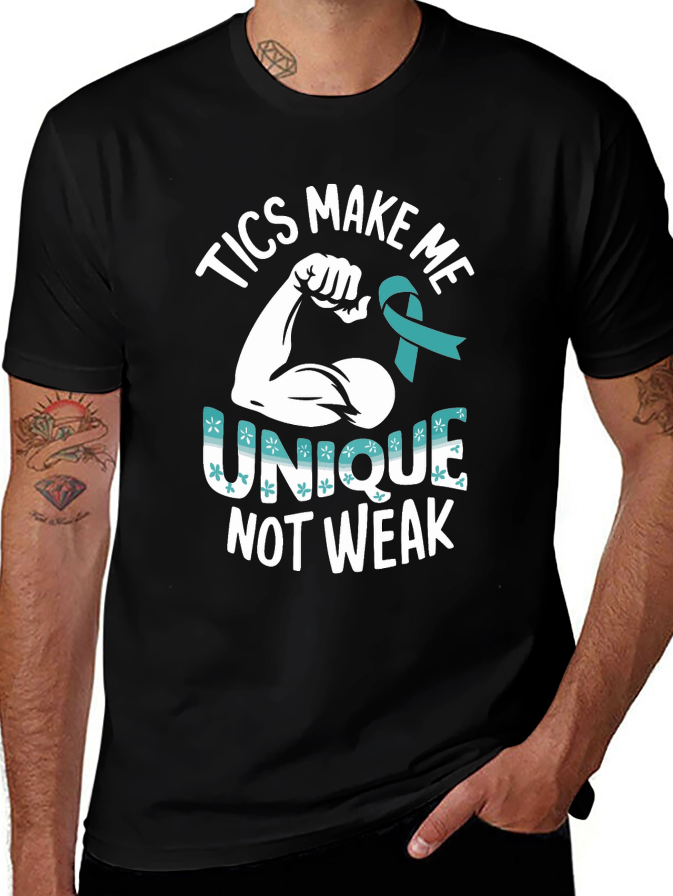 Tics Make Me Unique T-Shirt: Tourettes Awareness Tee