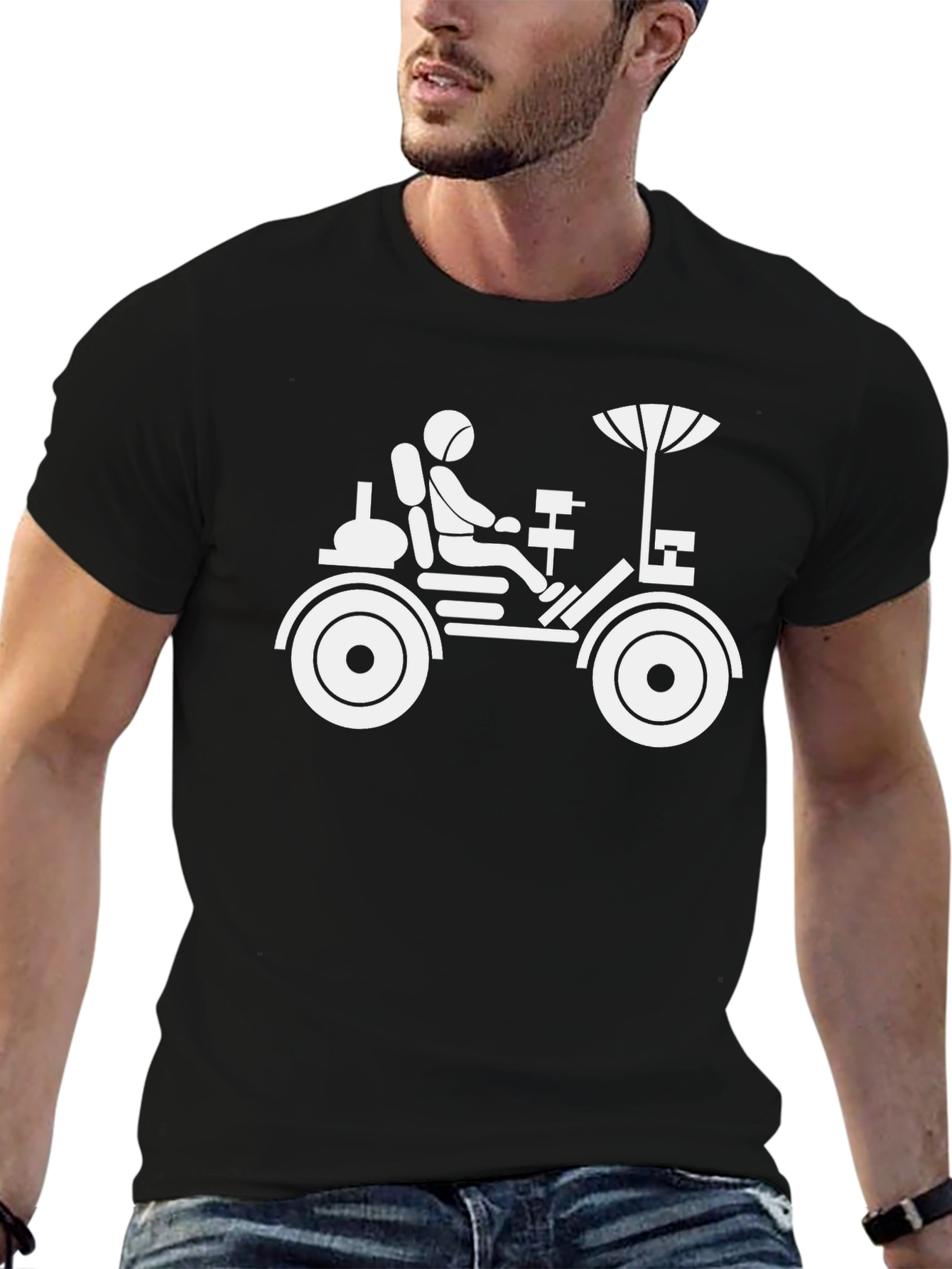 Lunar Rover T-Shirt - Space Exploration Apparel