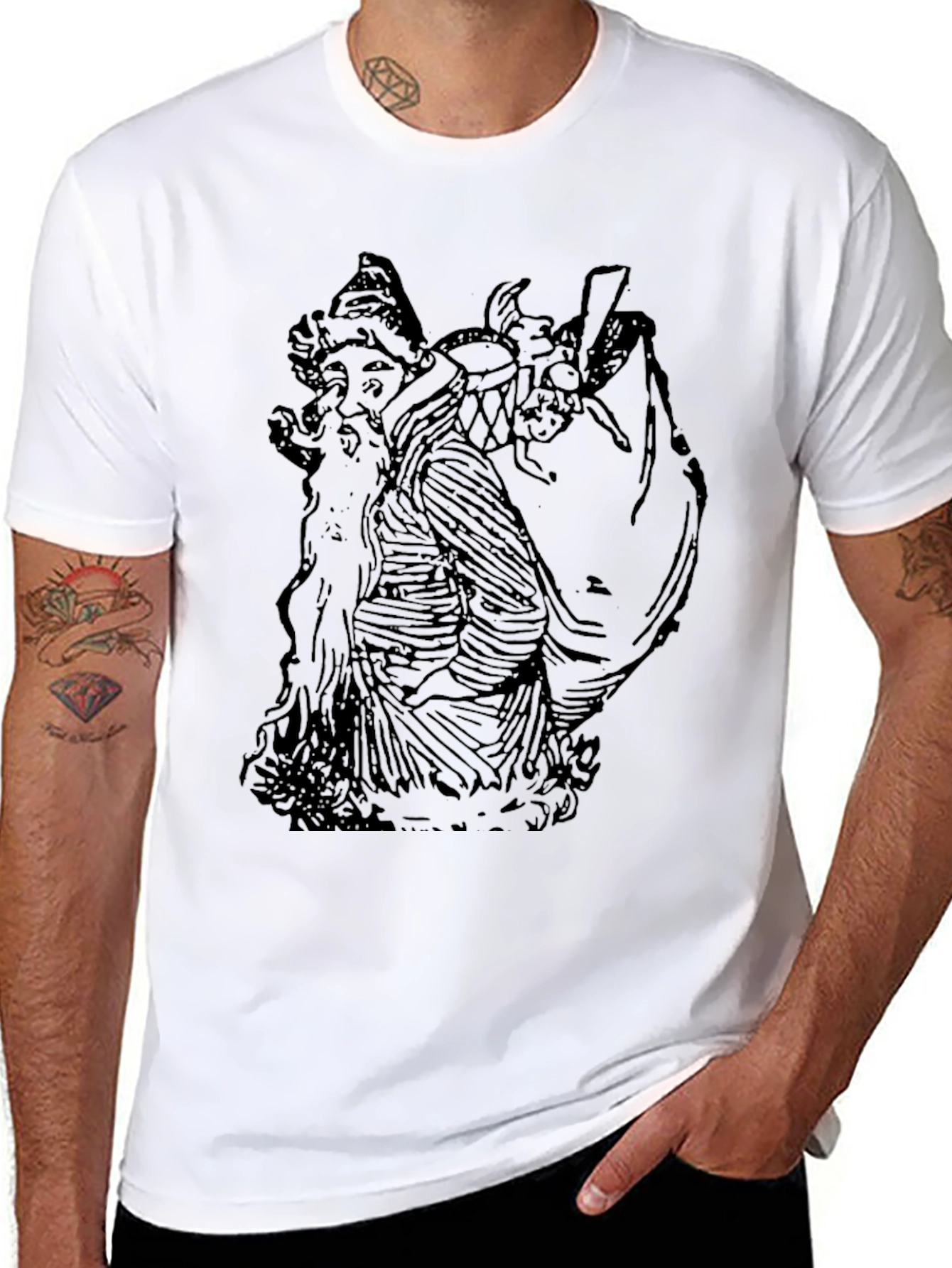 Krampus T-Shirt - Dark Holiday Design