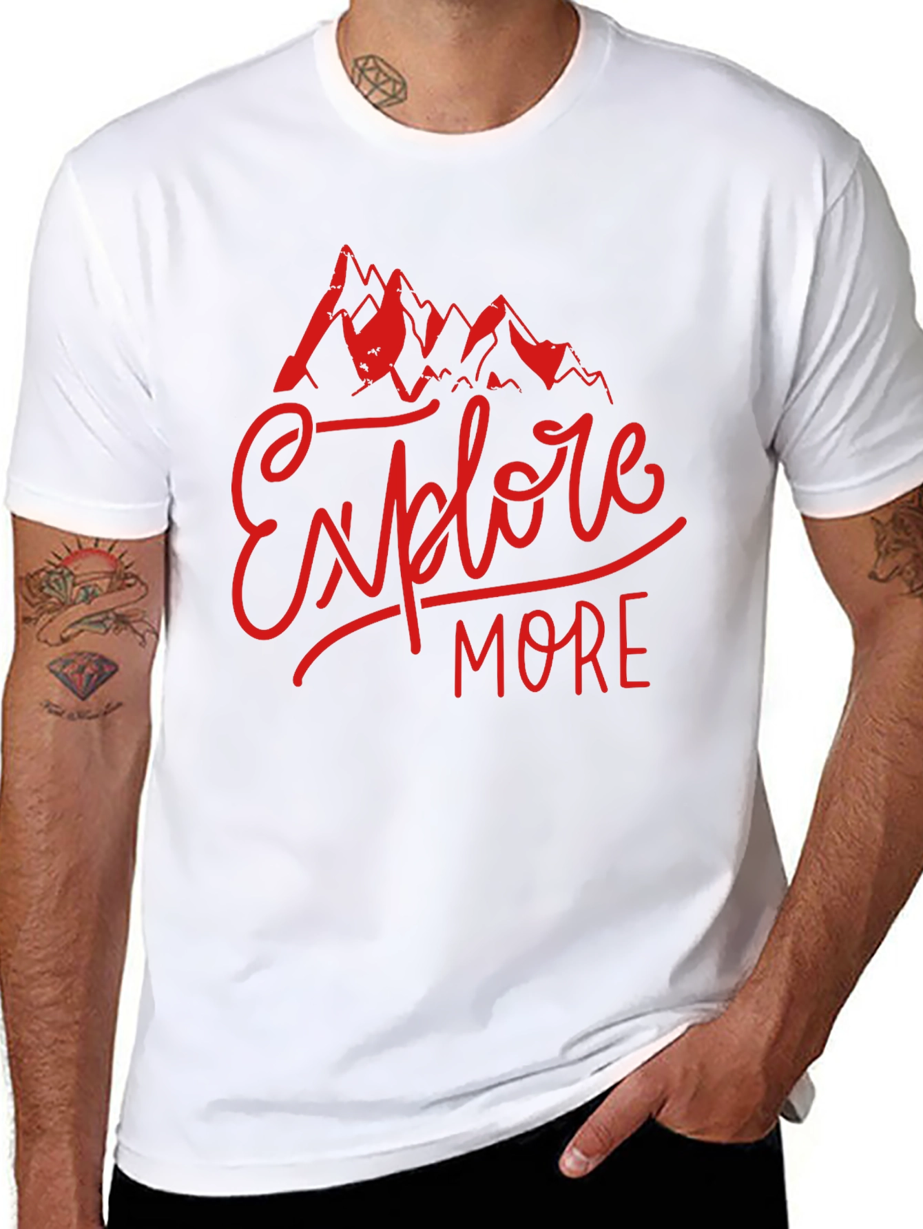 Explore More Mountain Graphic T-Shirt