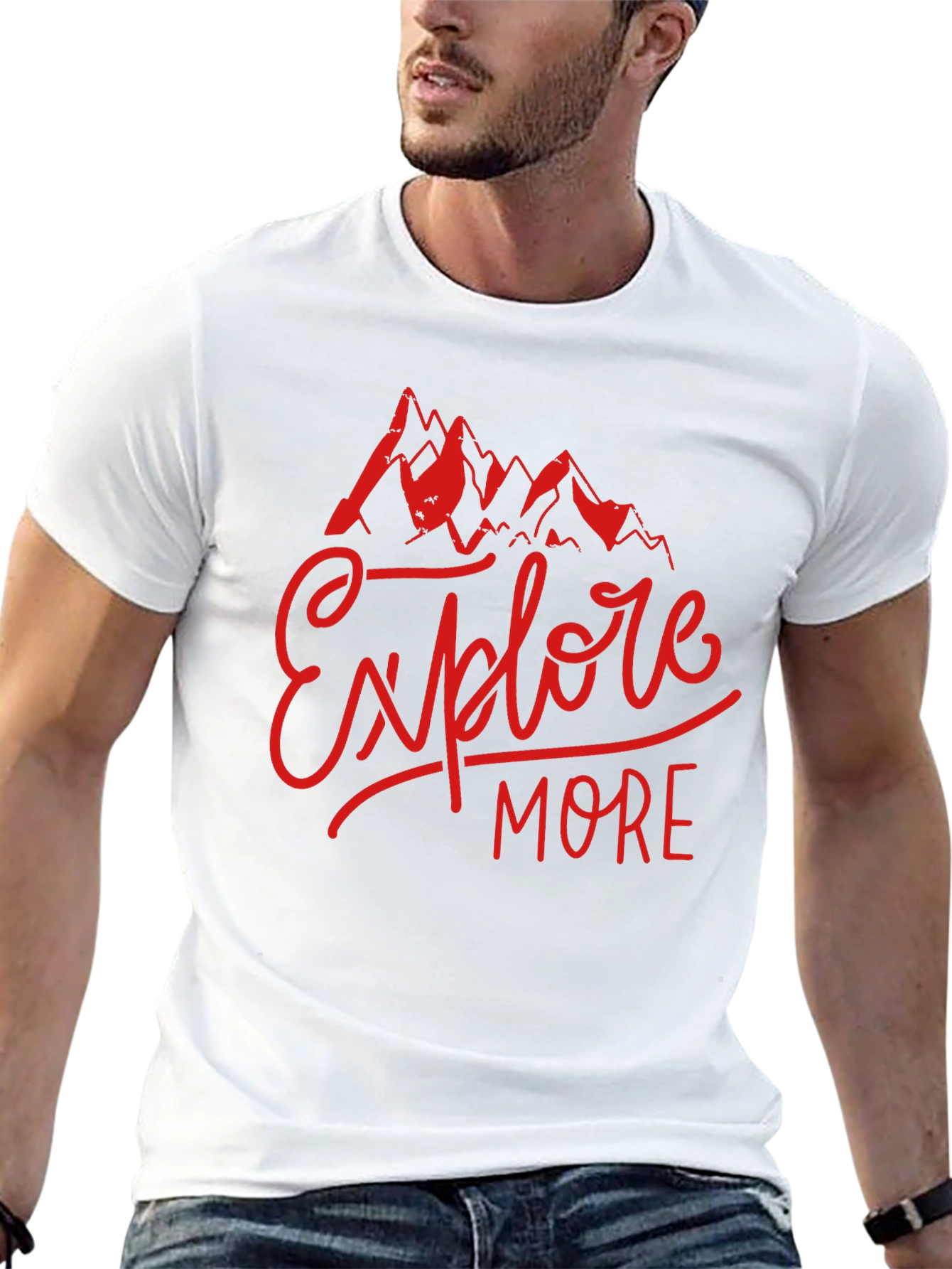 Explore More Mountain Graphic T-Shirt
