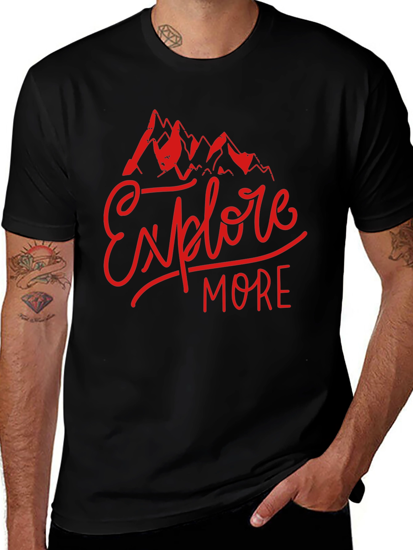 Explore More Mountain Graphic T-Shirt
