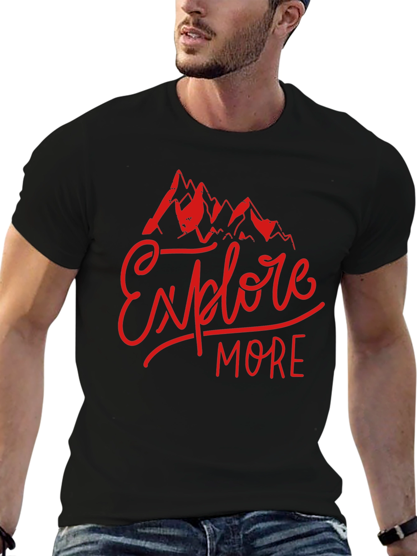Explore More Mountain Graphic T-Shirt