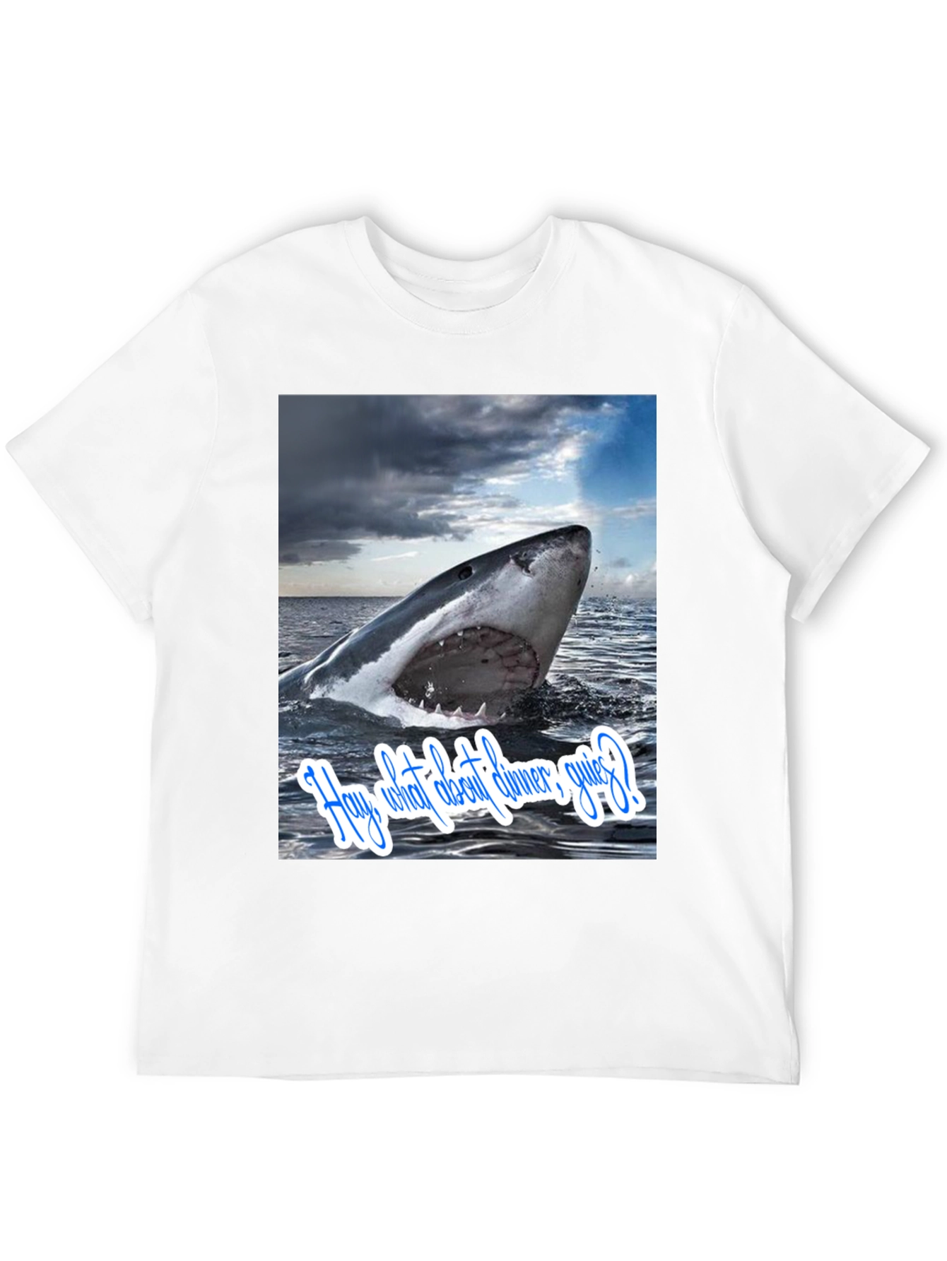 Shark Dinner T-Shirt - Funny Ocean Lover Tee