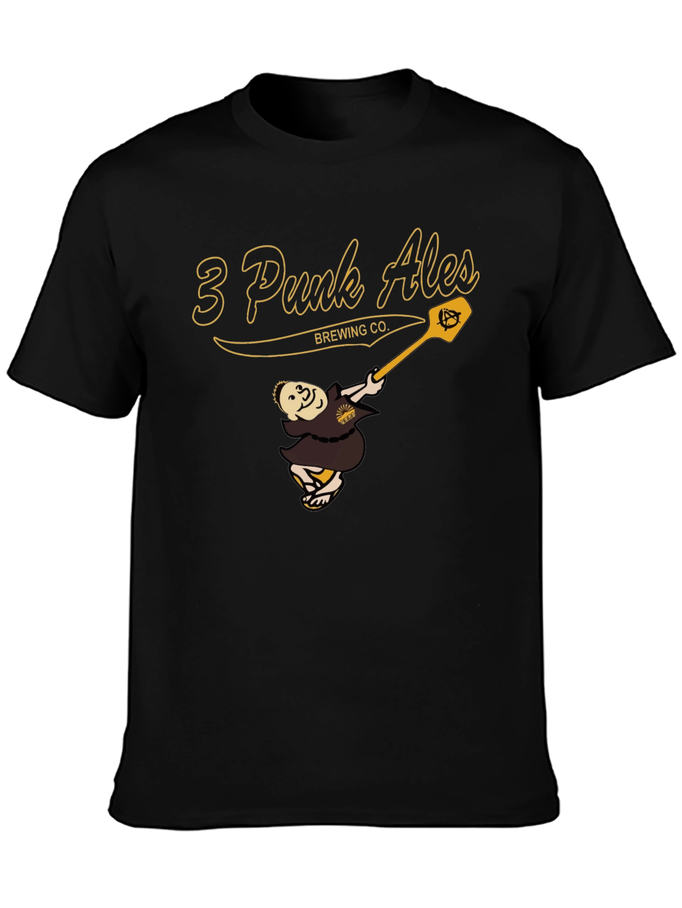 3 Punk Ales Brewing Co. Black T-Shirt