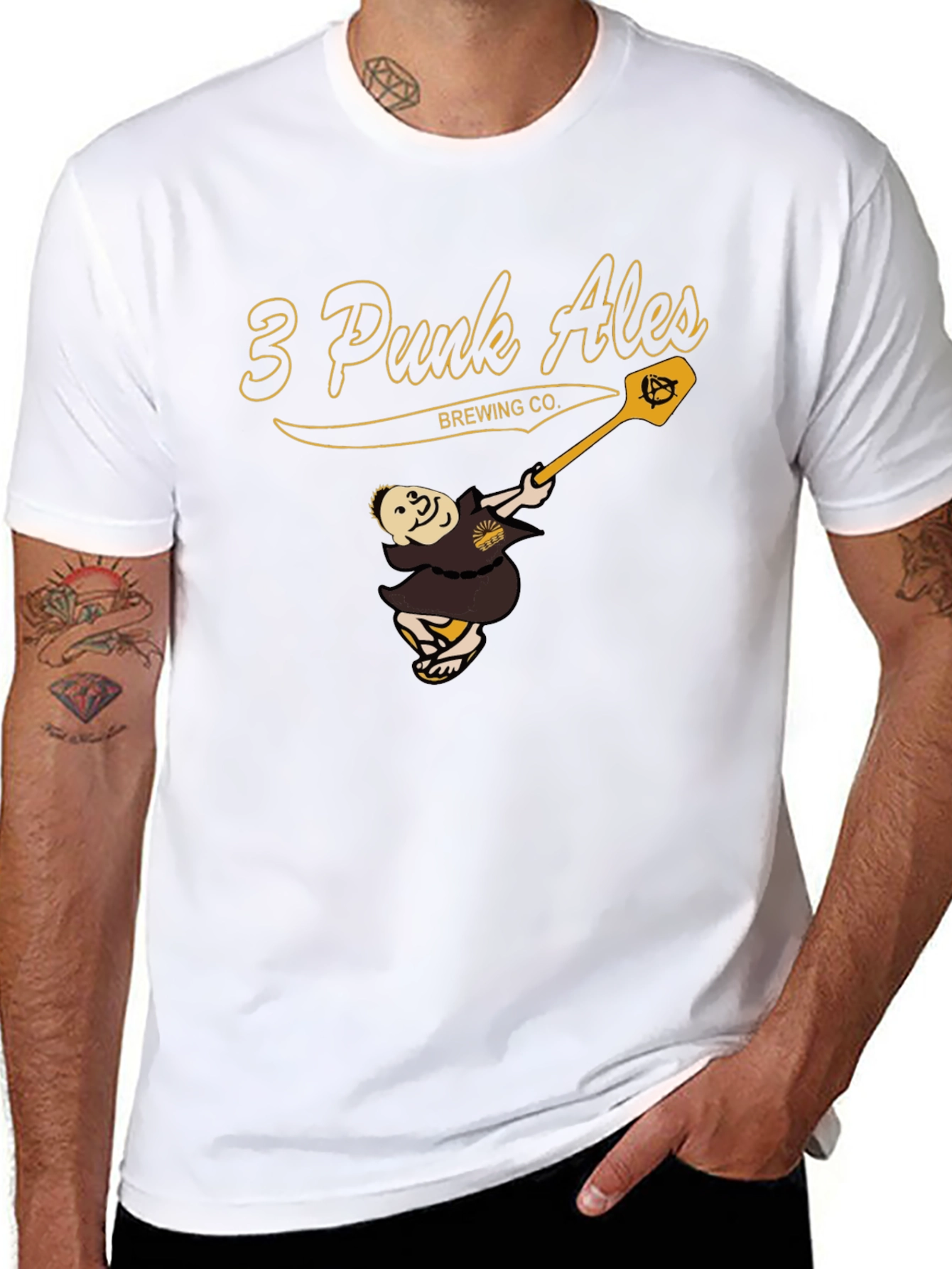 3 Punk Ales Brewing Co. Black T-Shirt