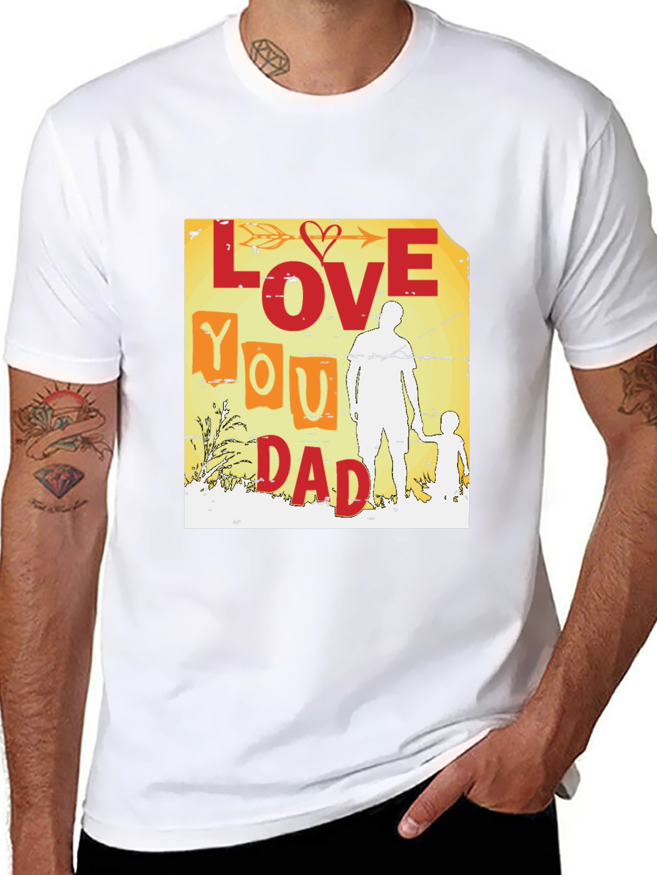 Love You Dad T-Shirt - Fathers Day Gift