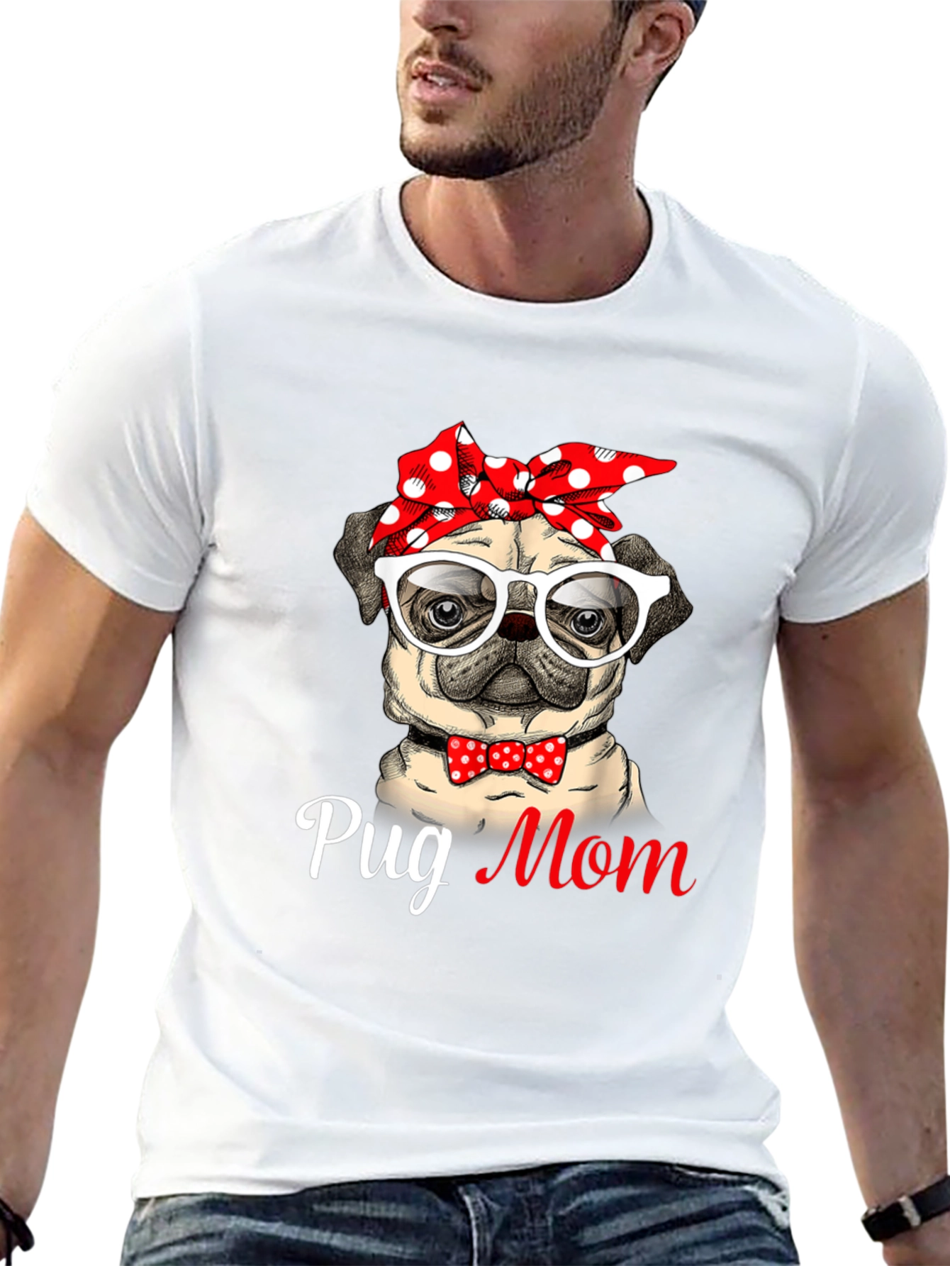 Pug Mom T-Shirt - Dog Lover Fashion