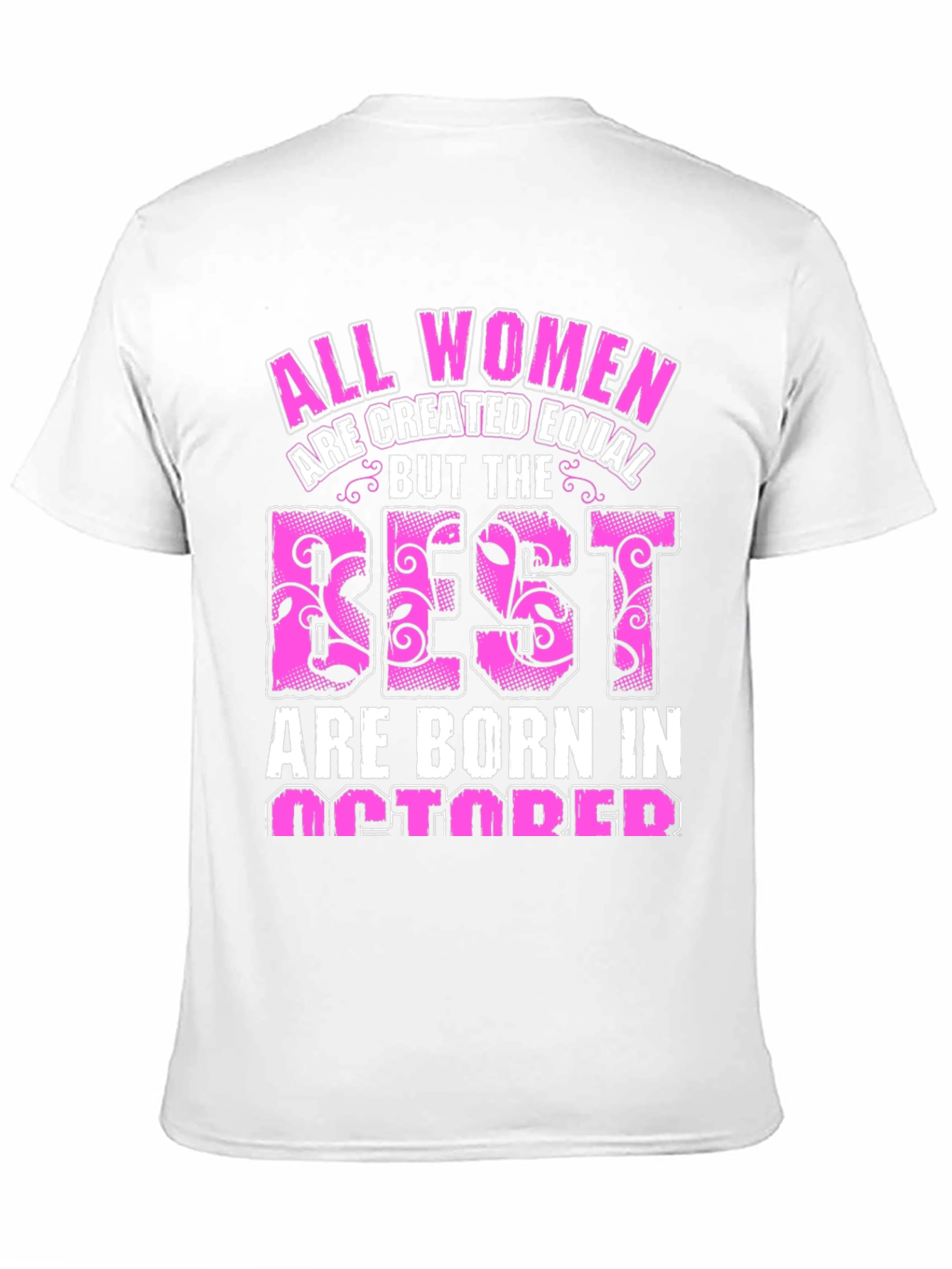 October Birthday Womens Graphic Tee