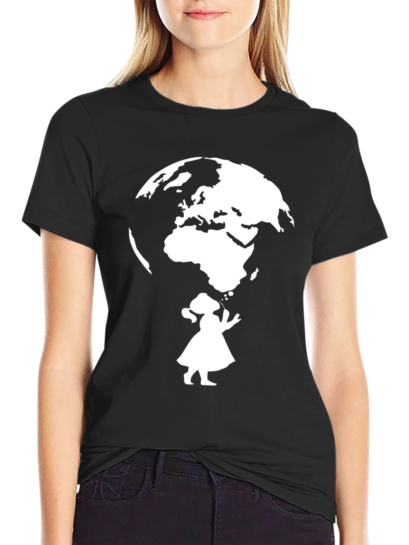 Globe Graphic Tee - World Peace T-Shirt