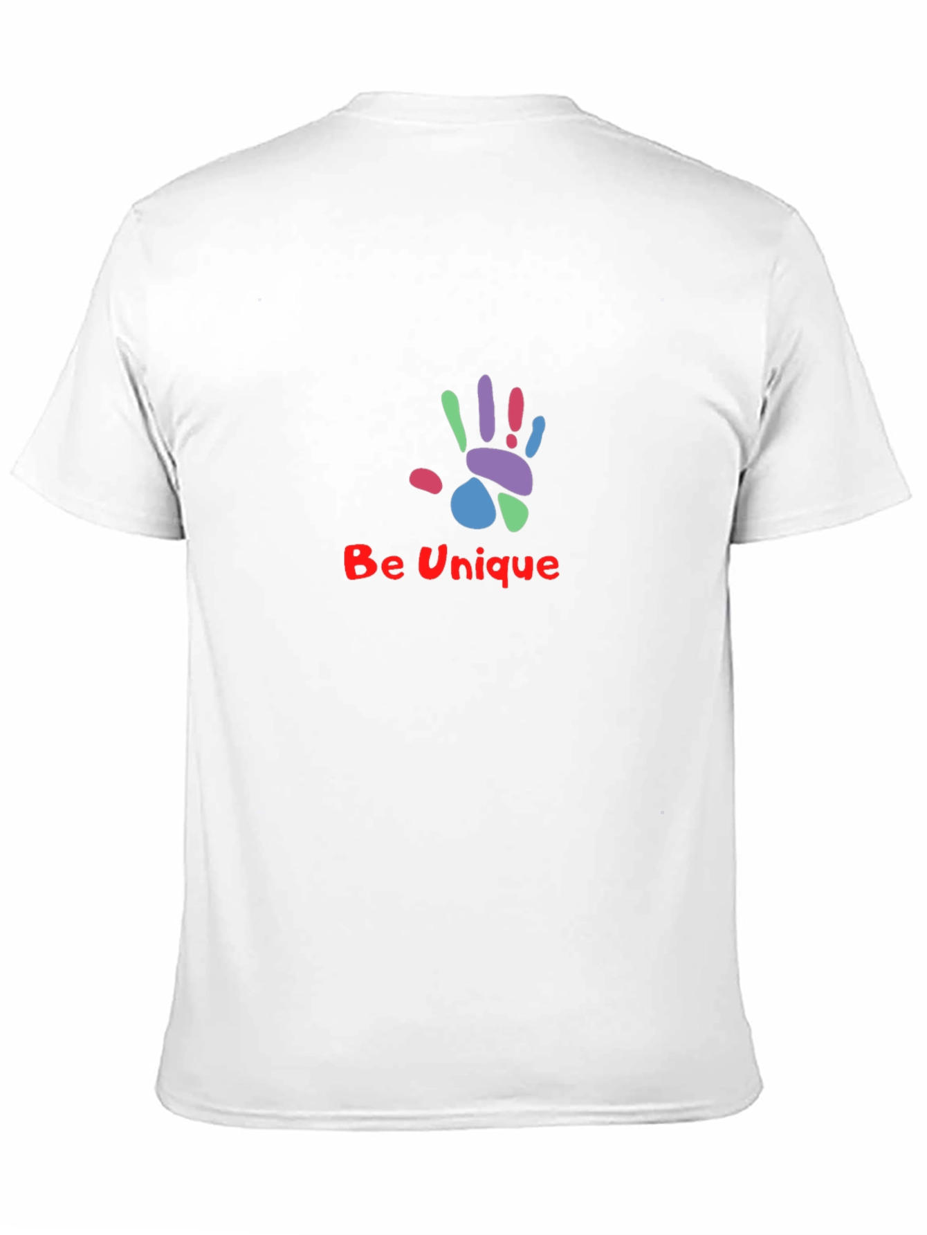 Unique Handprint Graphic Tee - Stylish Black T-Shirt
